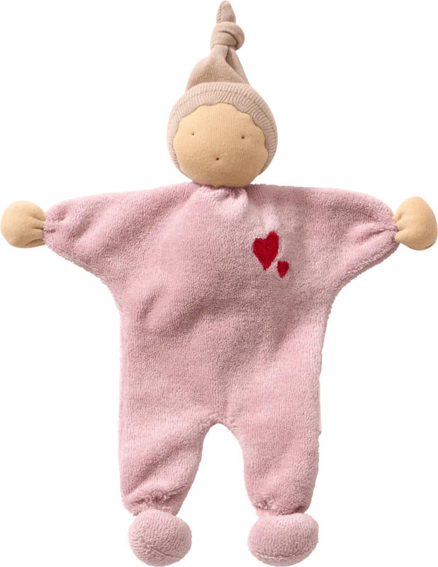 ALANA Püppchen mit Herz-Stickerei, rosa