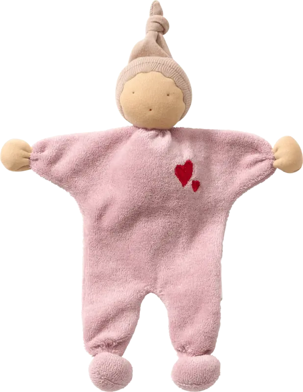 ALANA Püppchen mit Herz-Stickerei, rosa