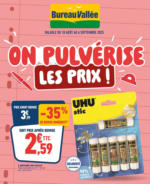 Bureau Vallée On pulvérise les prix - au 06.09.2025