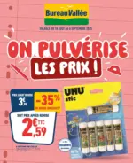 Bureau Vallée On pulvérise les prix - au 06.09.2025