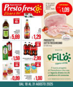 Prestofresco Vicino a te! - al 31.08.2025