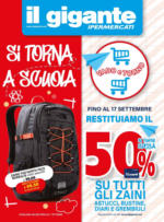 Il Gigante Si torna a scuola - al 17.09.2025