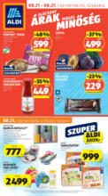 Aldi újság érvényessége 2025.08.27.-ig