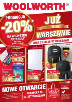 Pogląd oferty "Woolworth - Woolworth: Już w Warszawie" - ważna od 18.08.2025