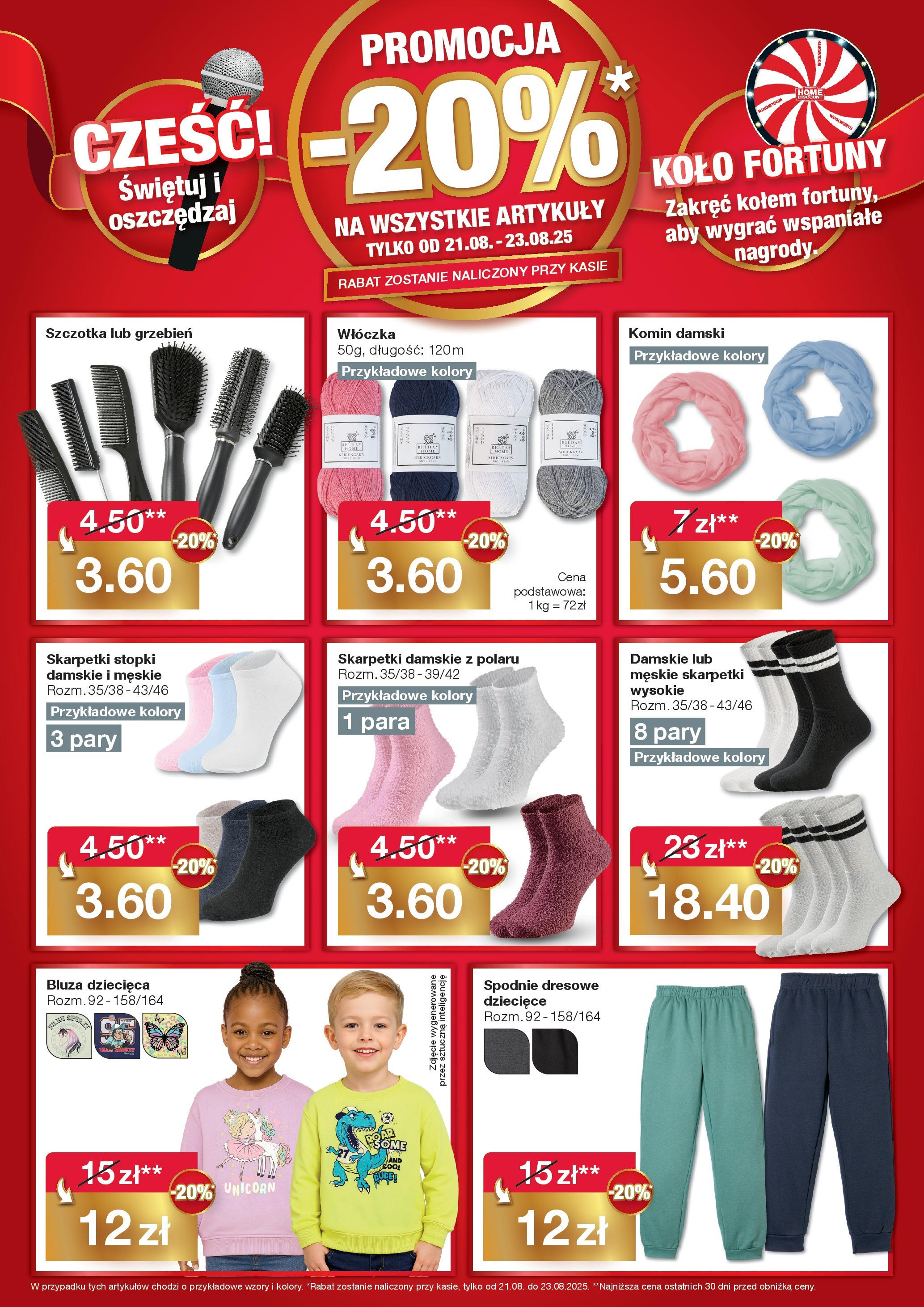 Woolworth - Woolworth: Już w Warszawie od (18.08.2025 - 23.08.2025) | Strona: 2 | Produkty: Spodnie, Skarpetki, Szczotka, Grzebień