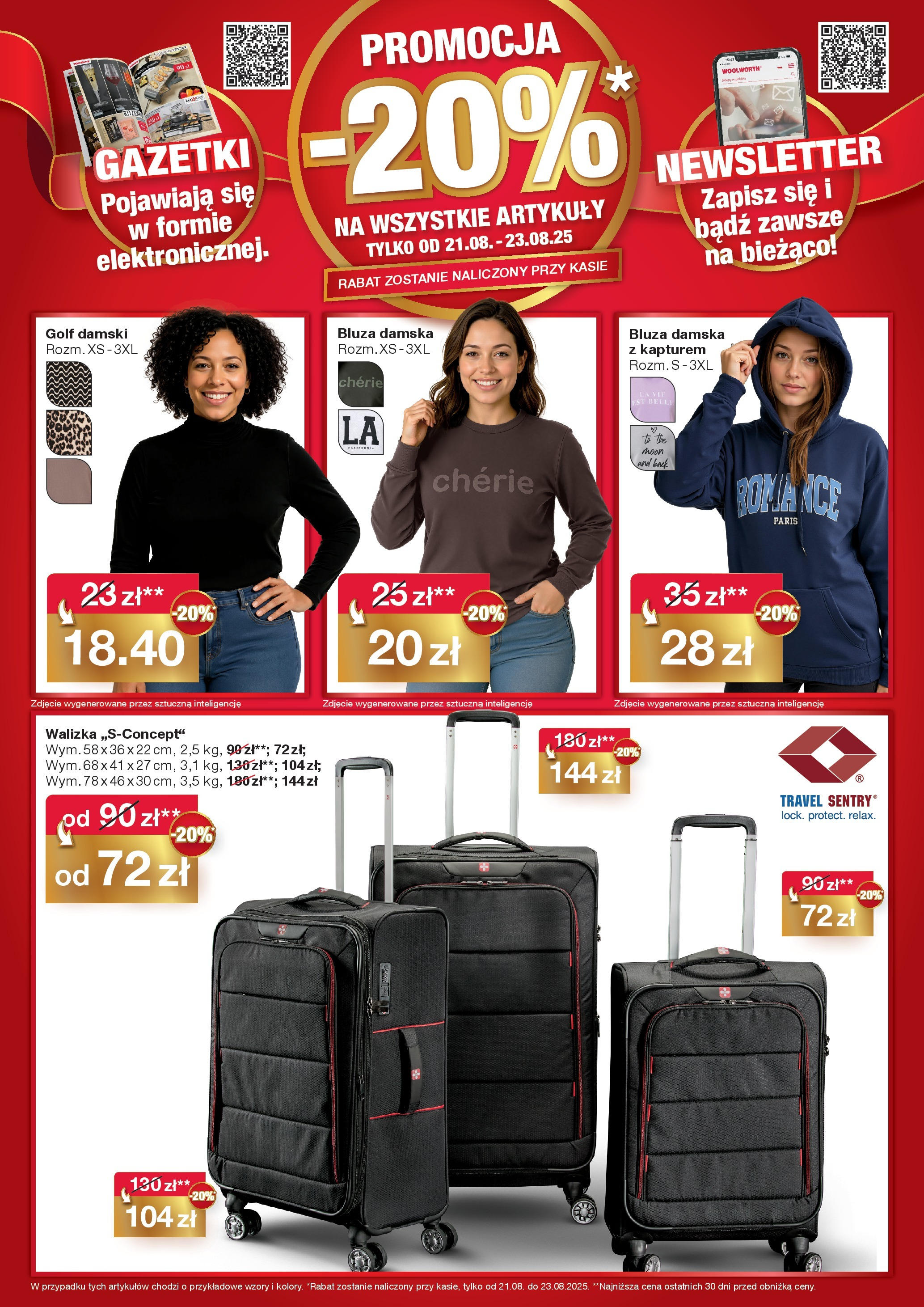 Woolworth - Woolworth: Już w Warszawie od (18.08.2025 - 23.08.2025) | Strona: 4 | Produkty: Walizka