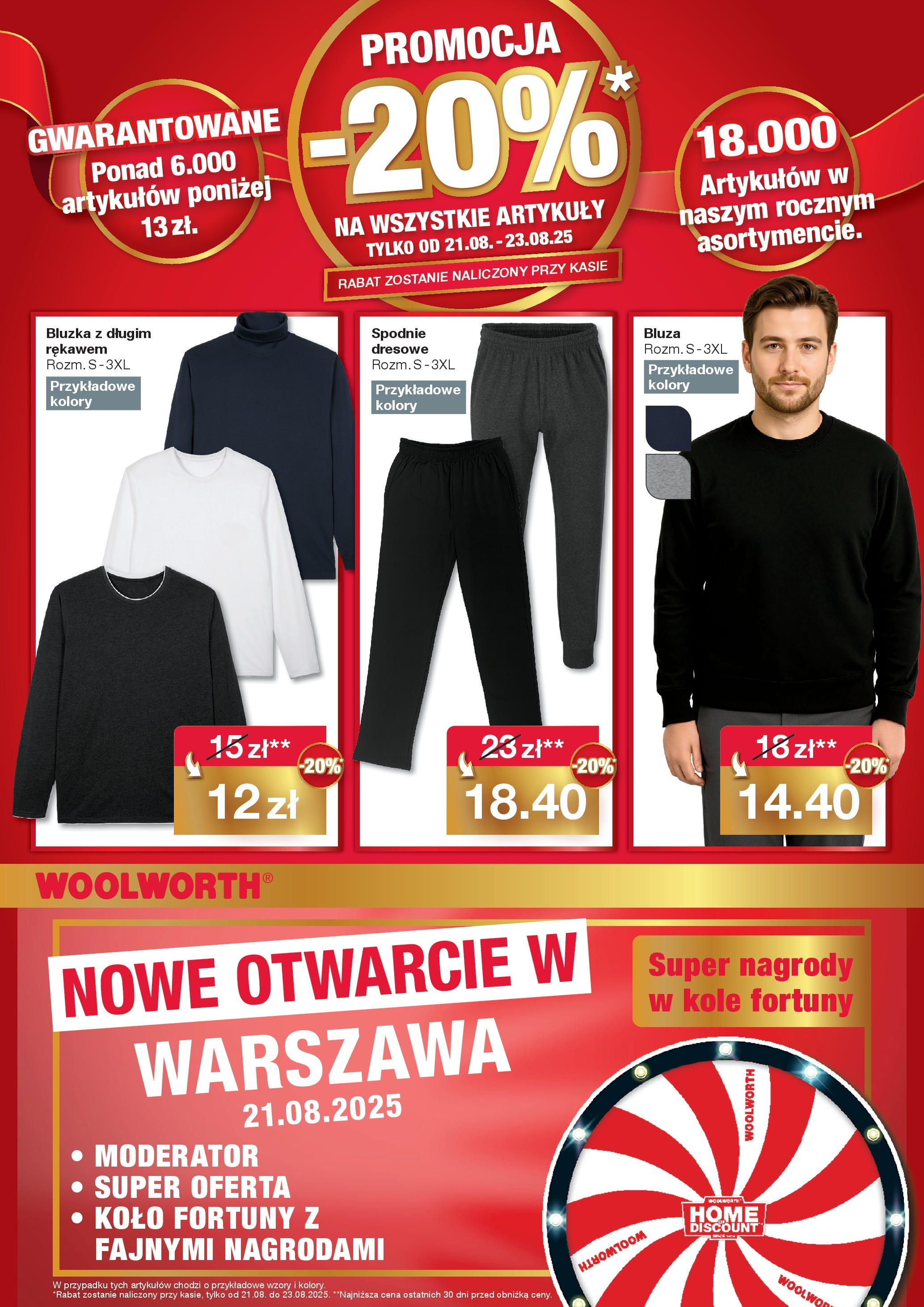 Woolworth - Woolworth: Już w Warszawie od (18.08.2025 - 23.08.2025) | Strona: 5 | Produkty: Bluzka, Spodnie