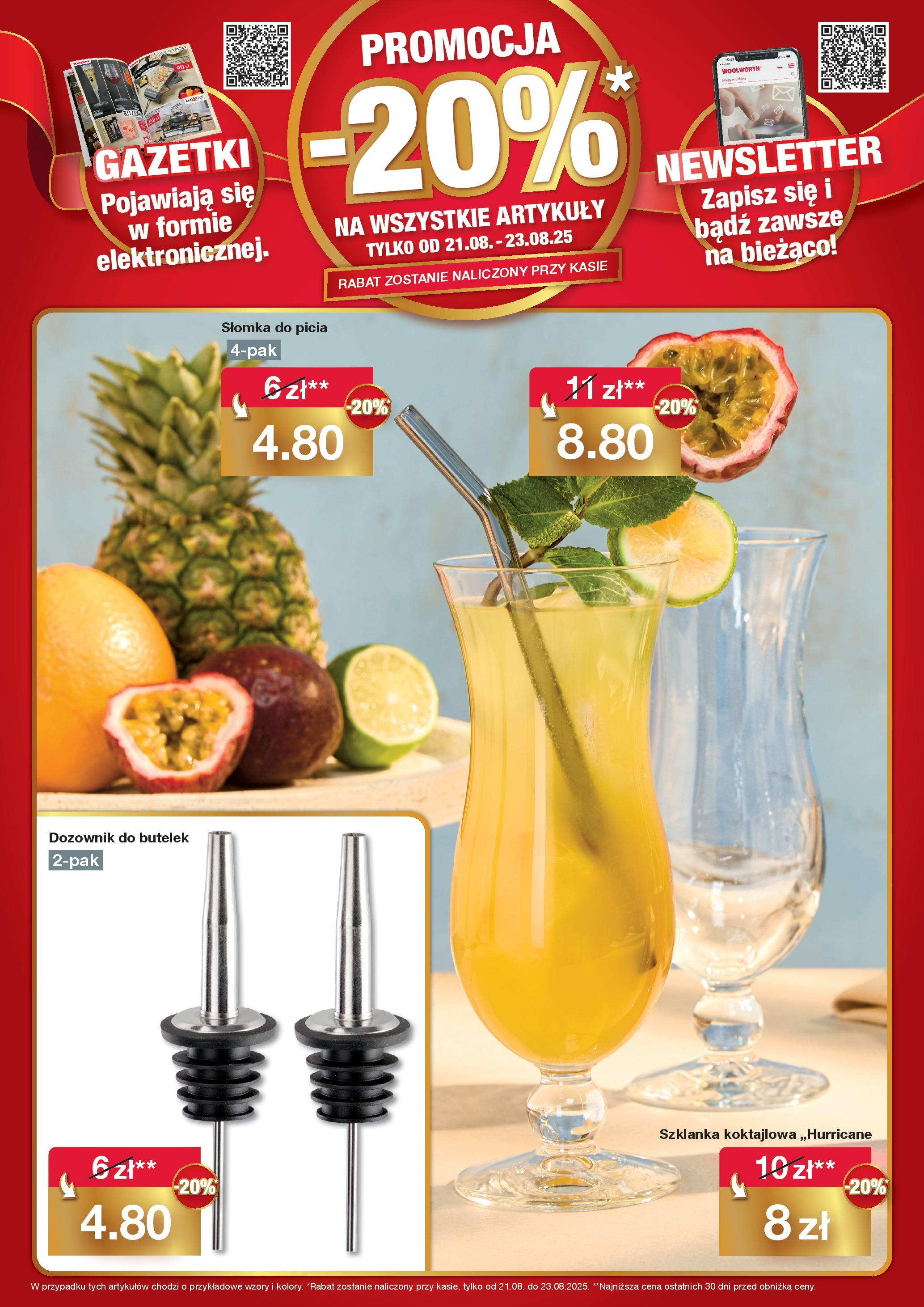 Woolworth - Woolworth: Już w Warszawie od (18.08.2025 - 23.08.2025) | Strona: 8 | Produkty: Szklanka
