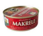 Mix Markt Makrele - Stücke mit Haut und Gräten in Tomatensoße - bis 23.08.2025