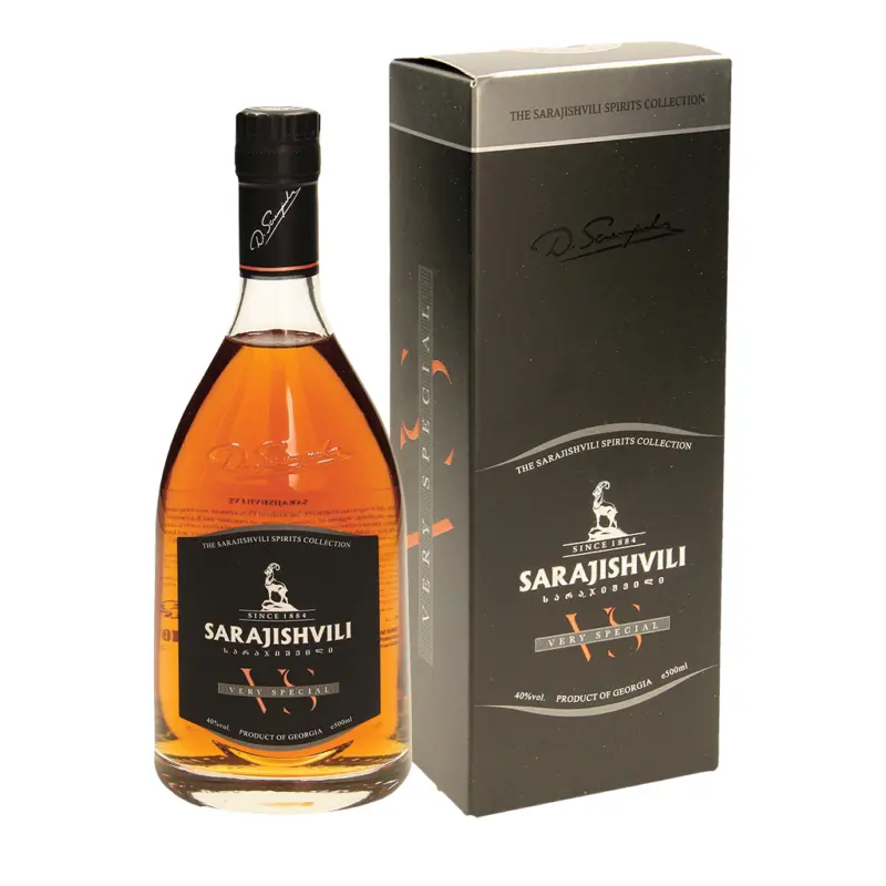 Sarajishvili V.S- Brandy/ Weinbrand, 40% vol.