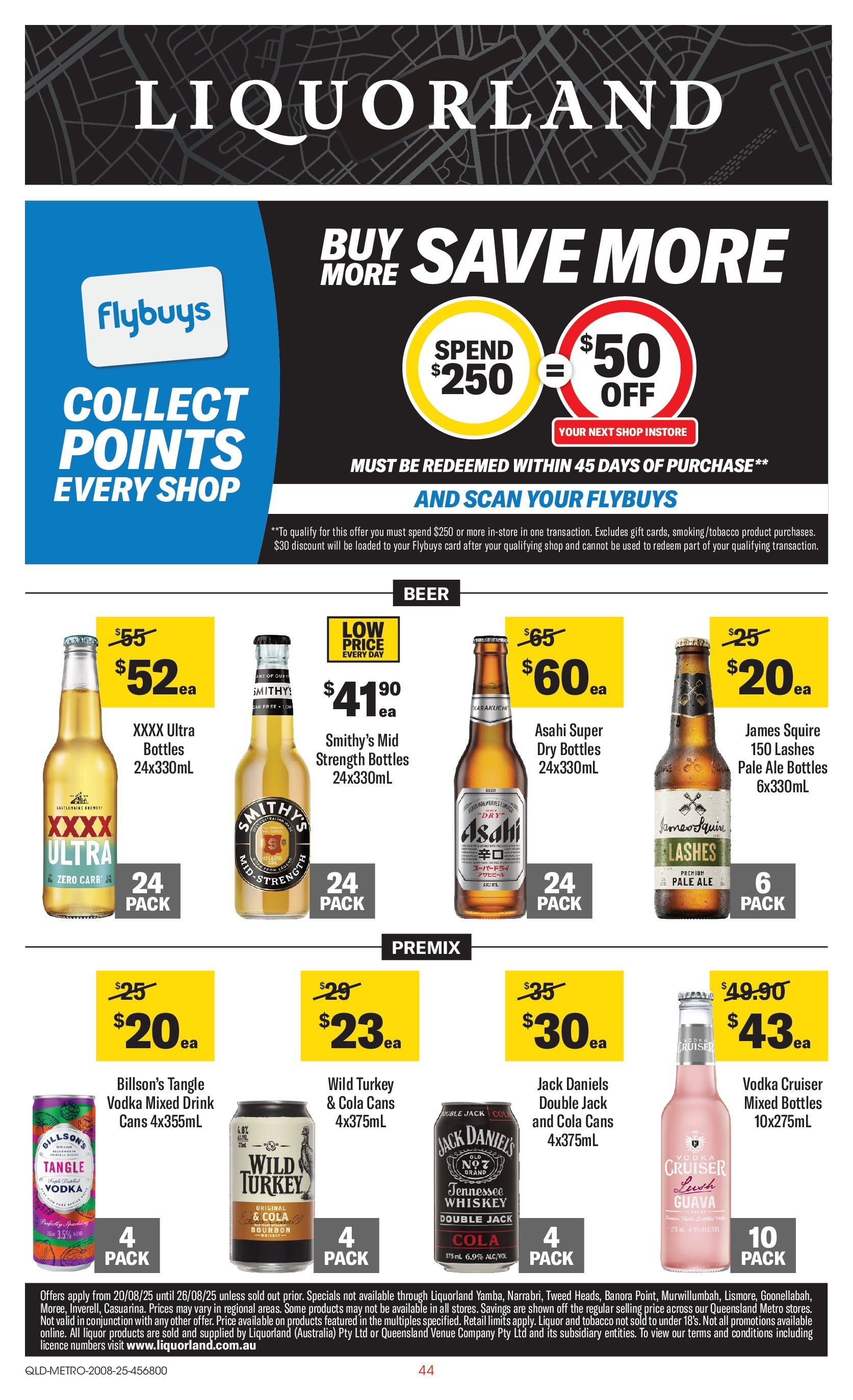 ﻿﻿Coles catalogue valid from 20/08/2025 > Online Australia | Page: 44 | Products: Beer, Vodka, Whiskey, Turkey