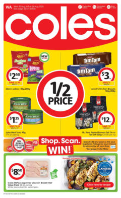 Preview of Coles Catalogue WA - valid from 20.08.2025