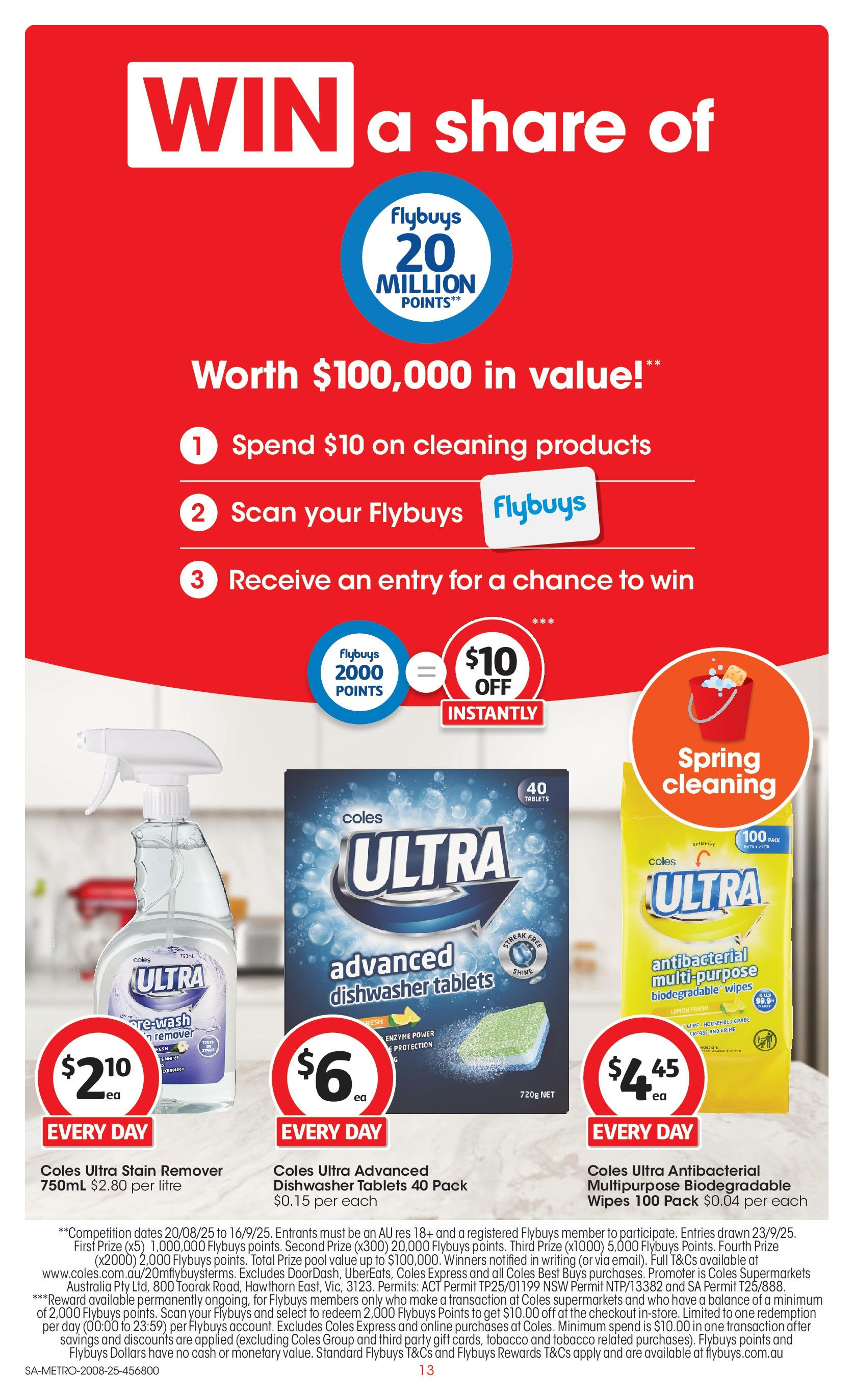 Coles catalogue from 20/08/2025 > Big discounts | Page: 13 | Products: Dishwasher tablets, Lemon, Multipurpose, Dishwasher Coles catalogue valid from 20/08/2025 > Online Australia | Page: 13 | Products: Dishwasher tablets, Lemon, Multipurpose, Dishwasher