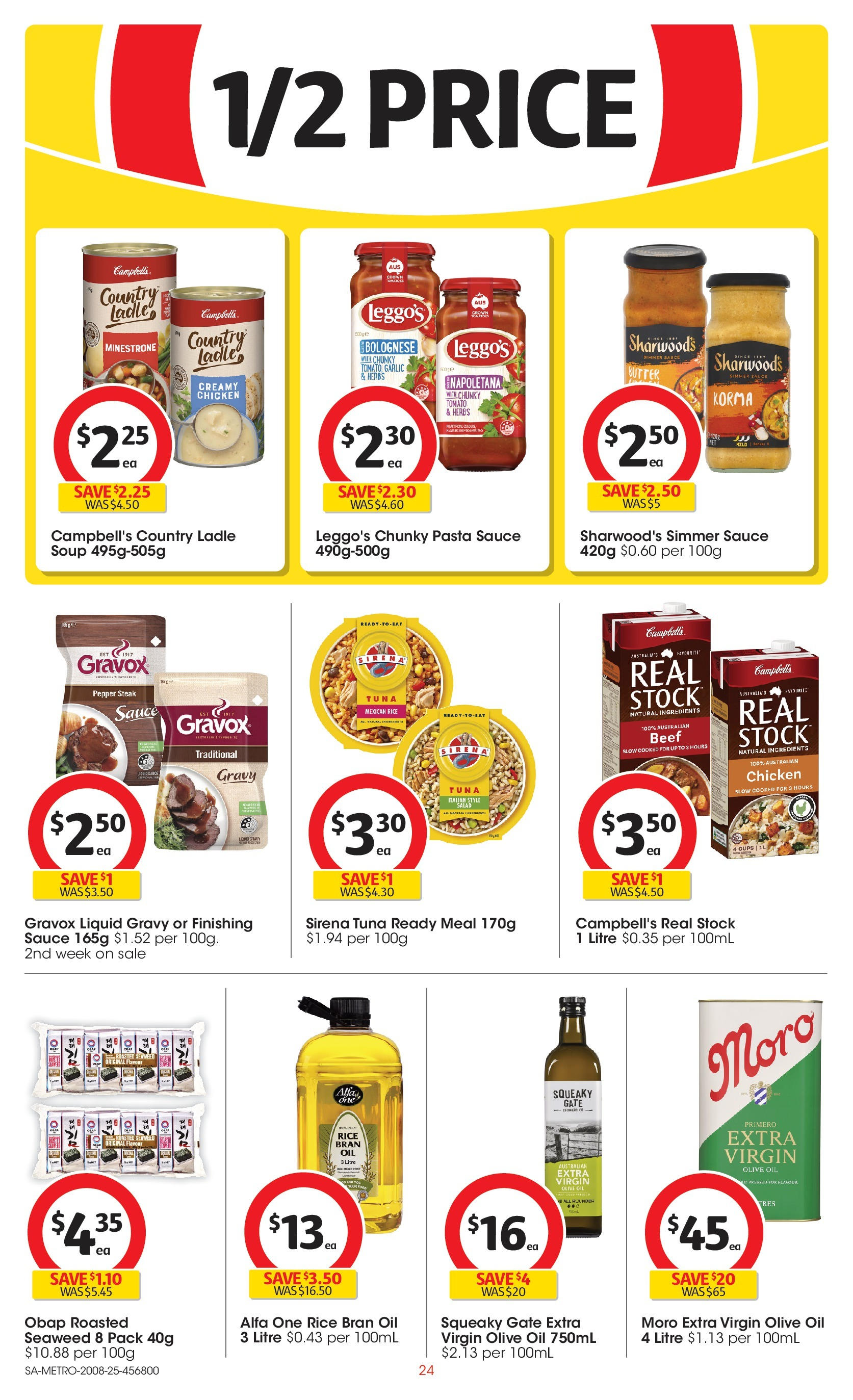 Coles catalogue from 20/08/2025 > Big discounts | Page: 24 | Products: Butter, Oil, Pasta, Olive oil Coles catalogue valid from 20/08/2025 > Online Australia | Page: 24 | Products: Butter, Oil, Pasta, Olive oil