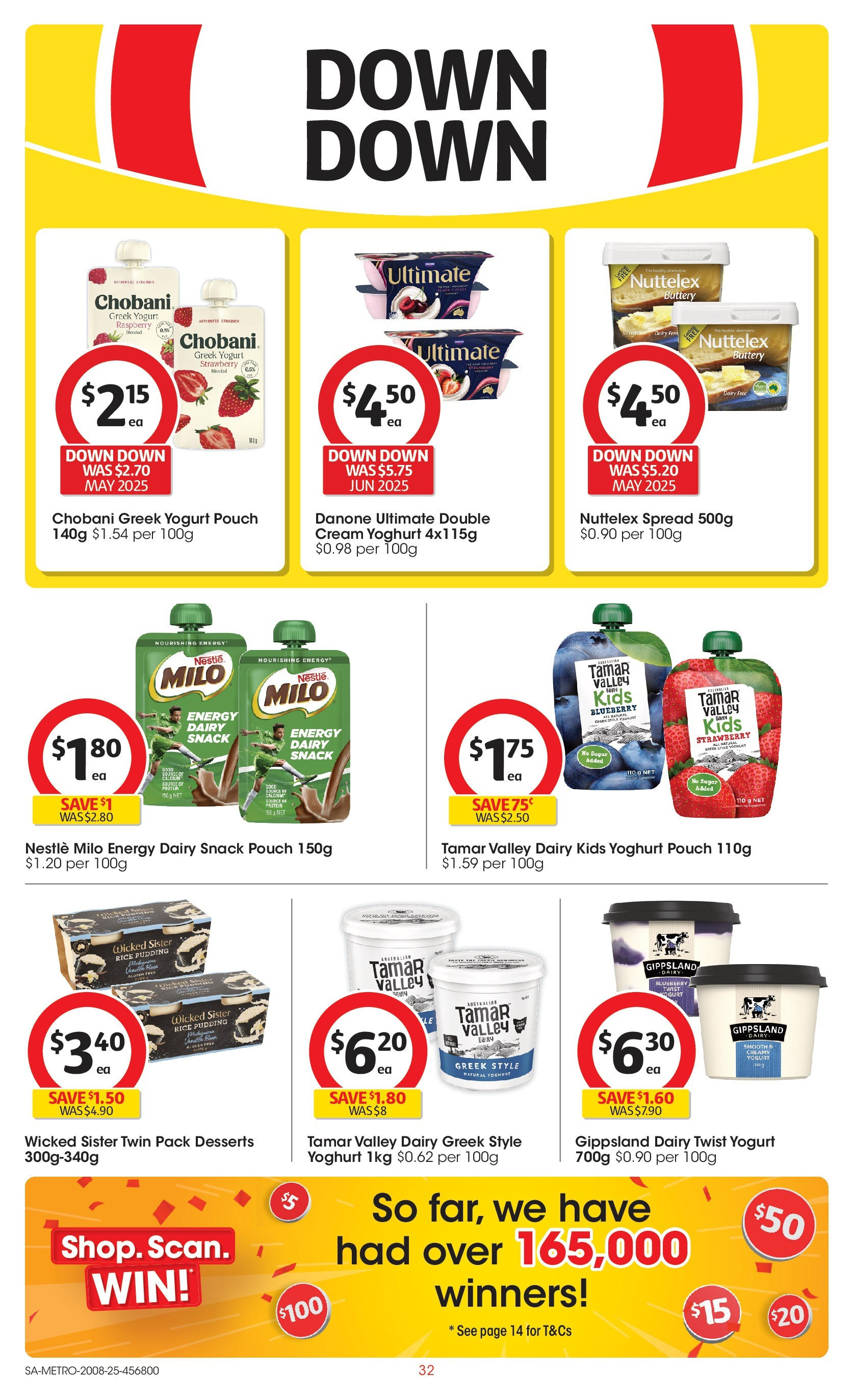 Coles catalogue from 20/08/2025 > Big discounts | Page: 32 | Products: Dairy, Yoghurt, Cream, Sugar Coles catalogue valid from 20/08/2025 > Online Australia | Page: 32 | Products: Dairy, Yoghurt, Cream, Sugar