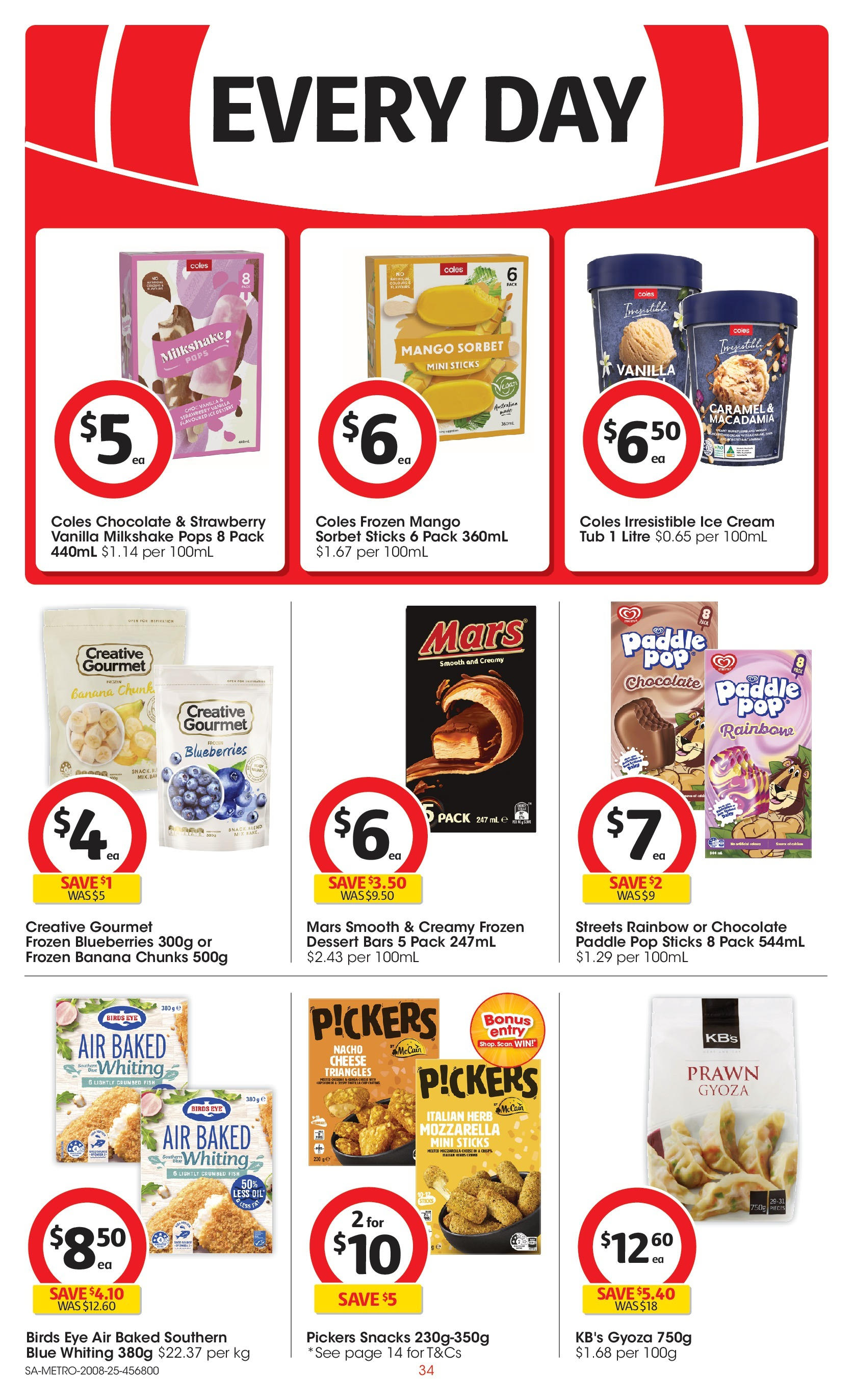 Coles catalogue from 20/08/2025 > Big discounts | Page: 34 | Products: Herb, Cream, Mango, Blueberries Coles catalogue valid from 20/08/2025 > Online Australia | Page: 34 | Products: Herb, Cream, Mango, Blueberries