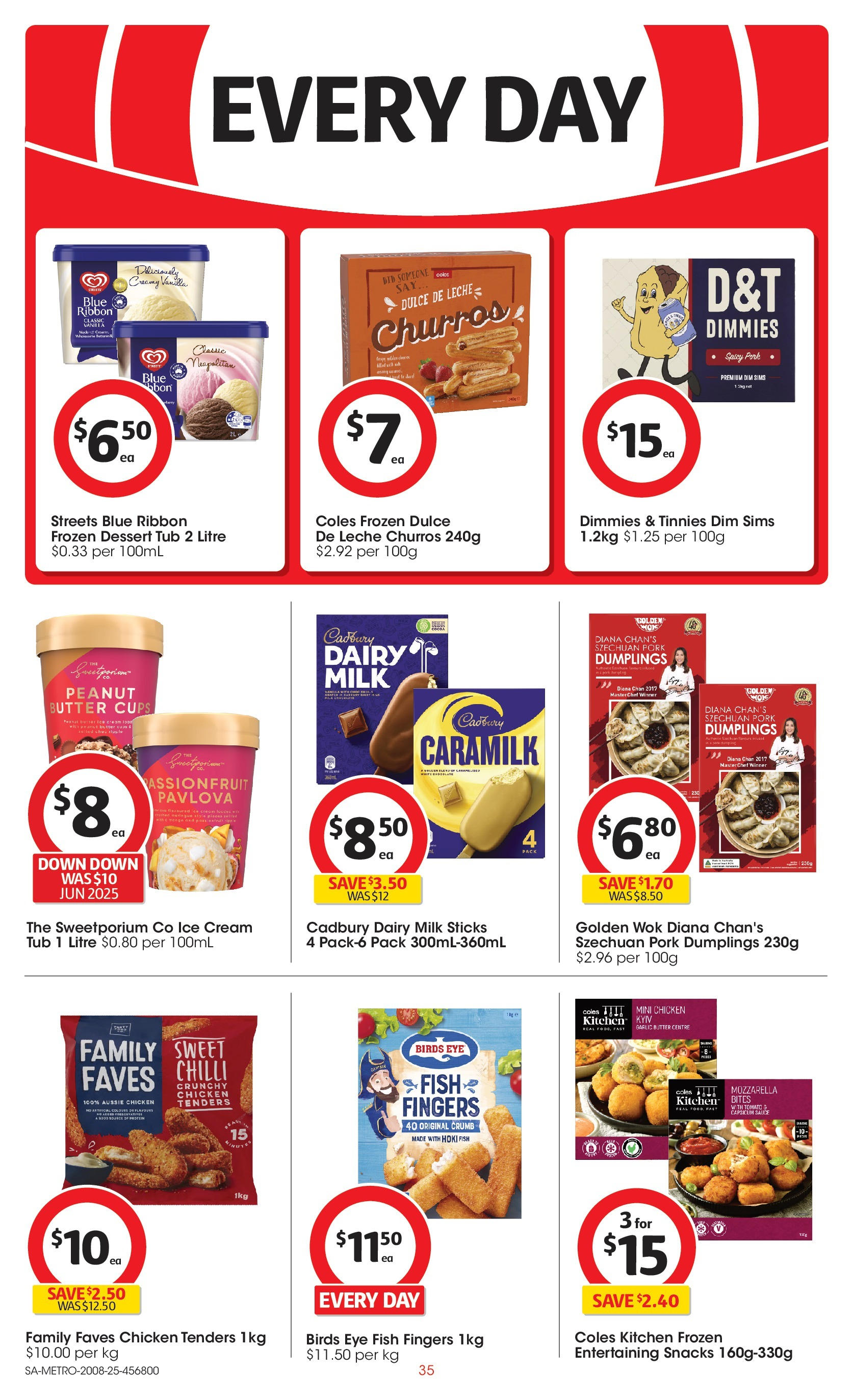 Coles catalogue from 20/08/2025 > Big discounts | Page: 35 | Products: Capsicum, Dairy, Chicken, Ice cream Coles catalogue valid from 20/08/2025 > Online Australia | Page: 35 | Products: Capsicum, Dairy, Chicken, Ice cream