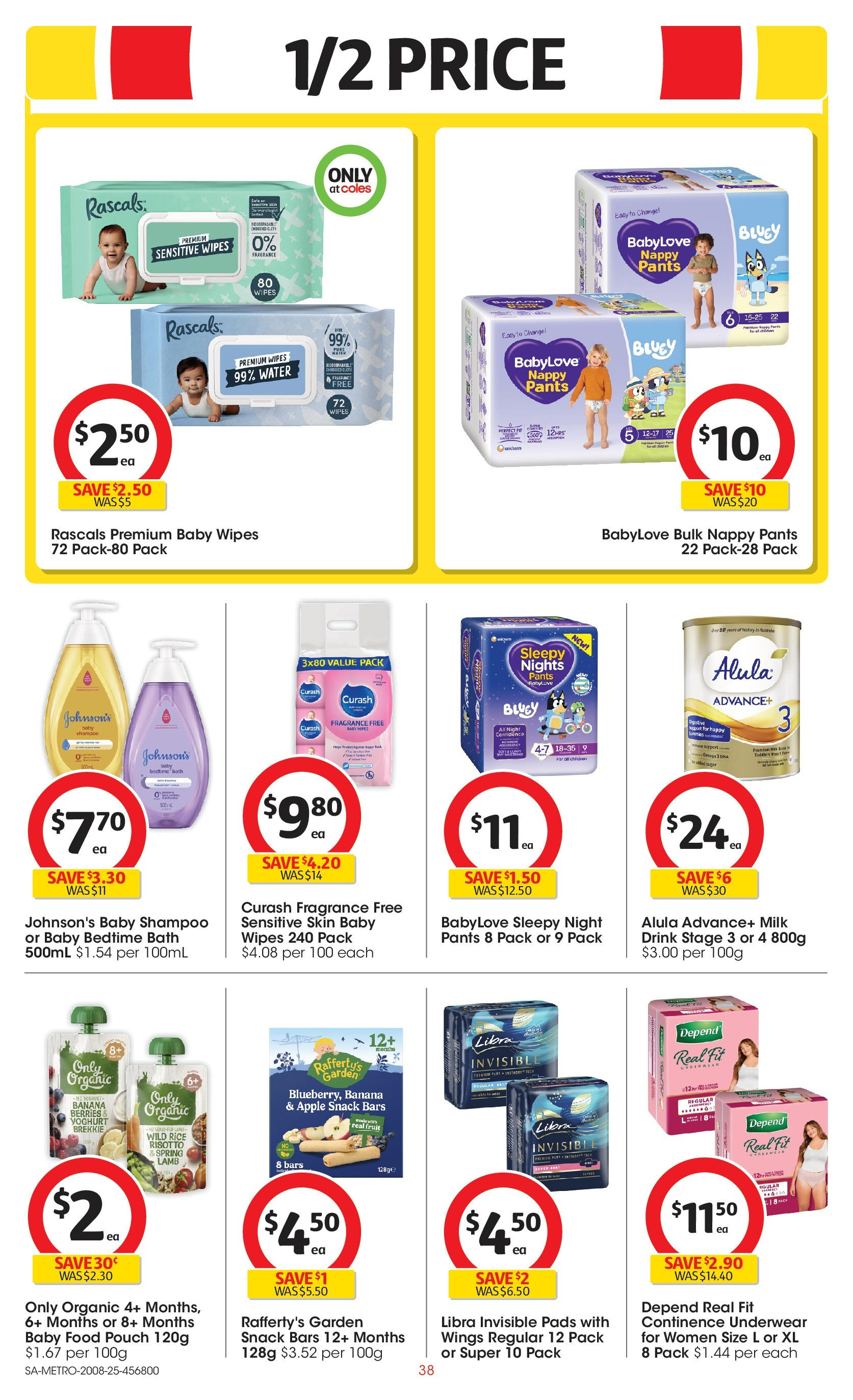 Coles catalogue from 20/08/2025 > Big discounts | Page: 38 | Products: Milk, Yoghurt, Rice, Underwear Coles catalogue valid from 20/08/2025 > Online Australia | Page: 38 | Products: Milk, Yoghurt, Rice, Underwear