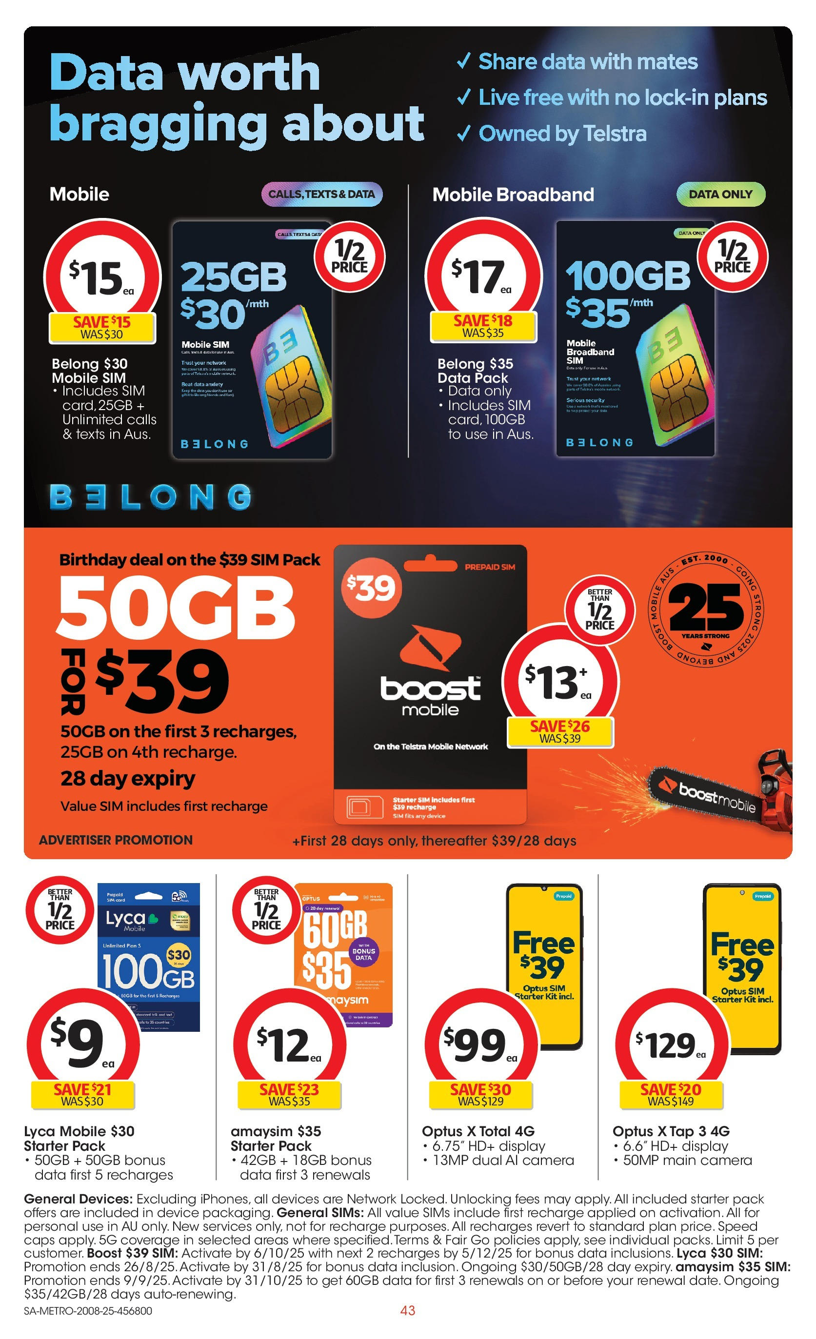 Coles catalogue from 20/08/2025 > Big discounts | Page: 43 | Products: Tap, Device, Camera, Mobile Coles catalogue valid from 20/08/2025 > Online Australia | Page: 43 | Products: Tap, Device, Camera, Mobile