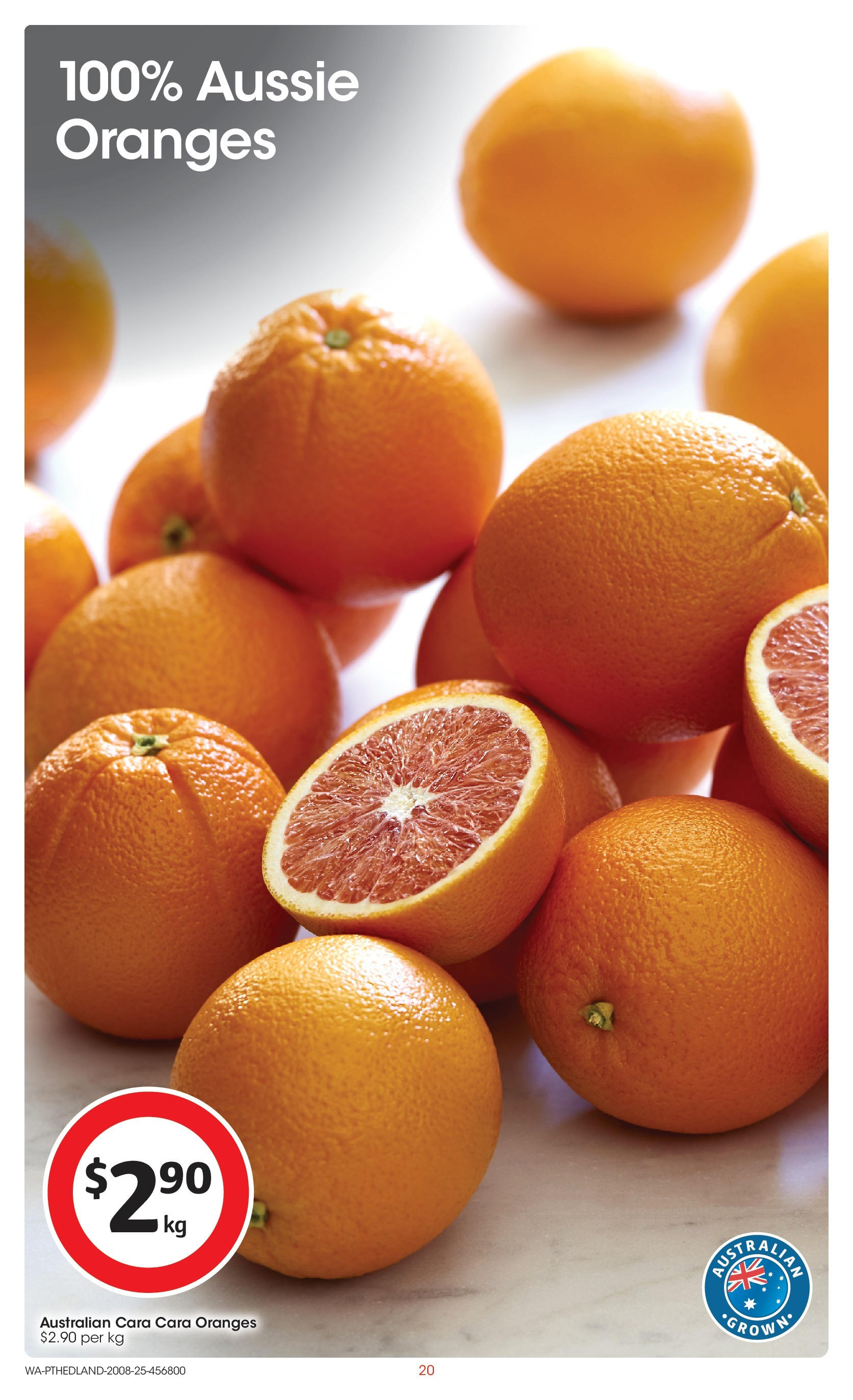 ﻿﻿Coles catalogue valid from 20/08/2025 > Online Australia | Page: 20 | Products: Oranges