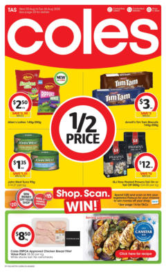 Preview of Coles Catalogue TAS - valid from 20.08.2025