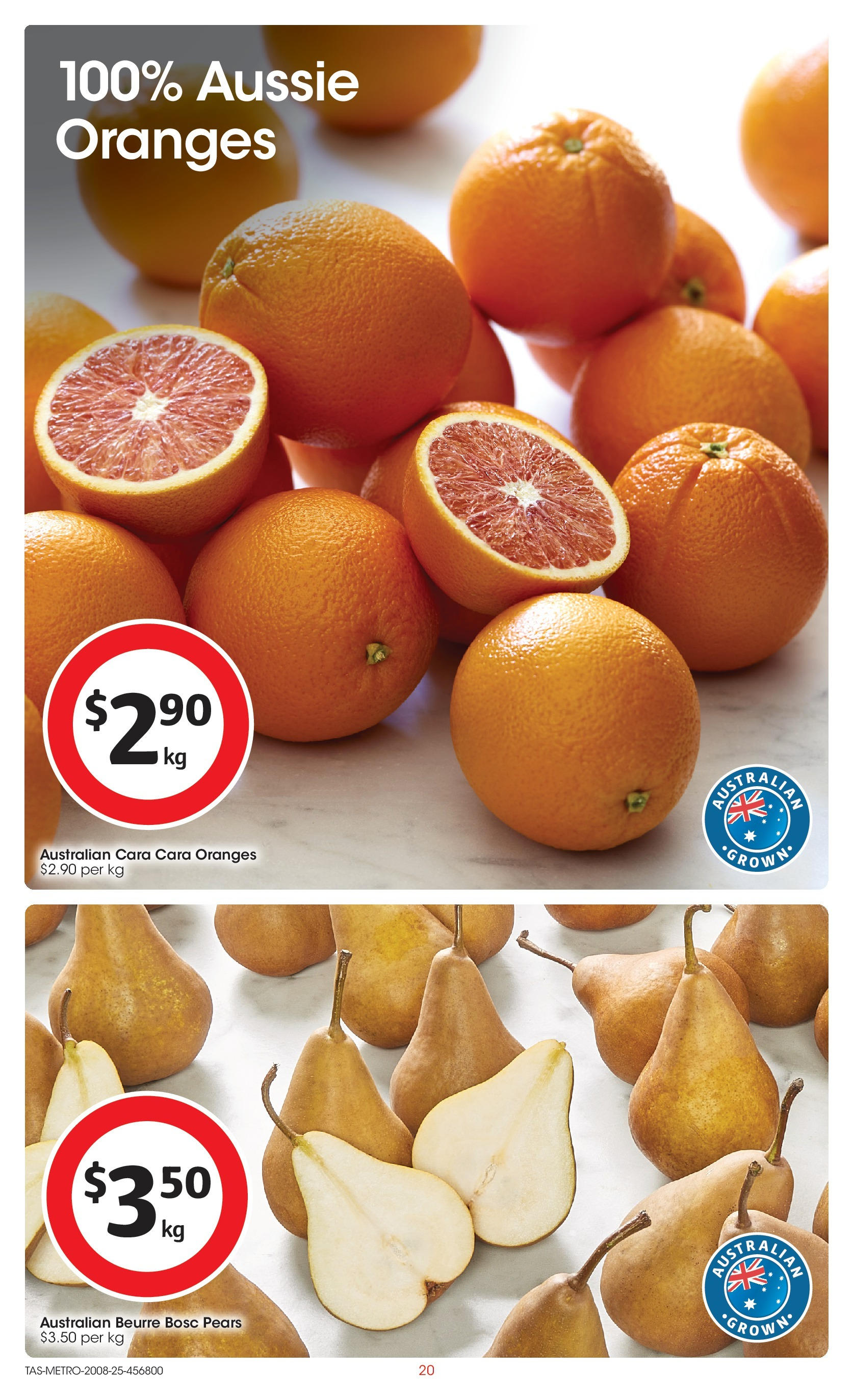 ﻿﻿Coles catalogue valid from 20/08/2025 > Online Australia | Page: 20 | Products: Oranges