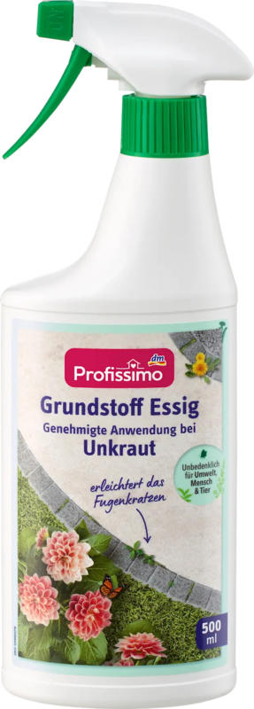 Profissimo Unkrautmittel mit Grundstoff Essig