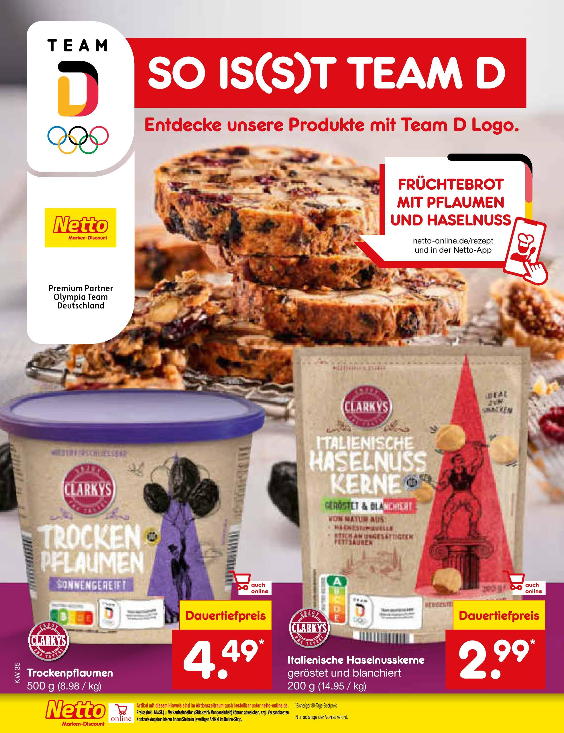 Netto Marken-Discount prospekt Jüchen	 (ab 24.08.2025) » Angebote | Seite: 8 | Produkte: Pflaumen