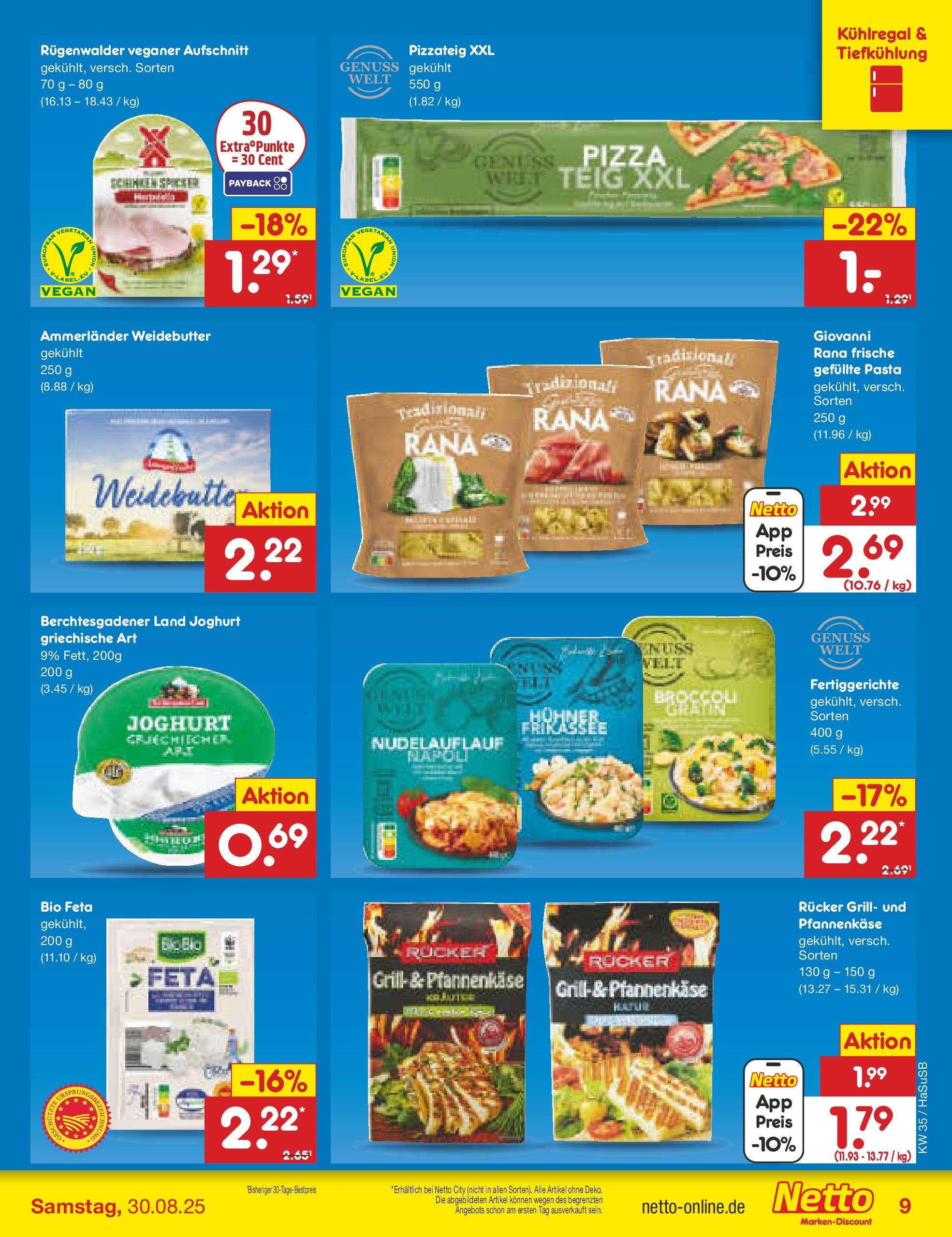 Netto Marken-Discount prospekt Wuppertal	 (ab 24.08.2025) » Angebote | Seite: 9 | Produkte: Grill, Fertiggerichte, Pasta, Pizza