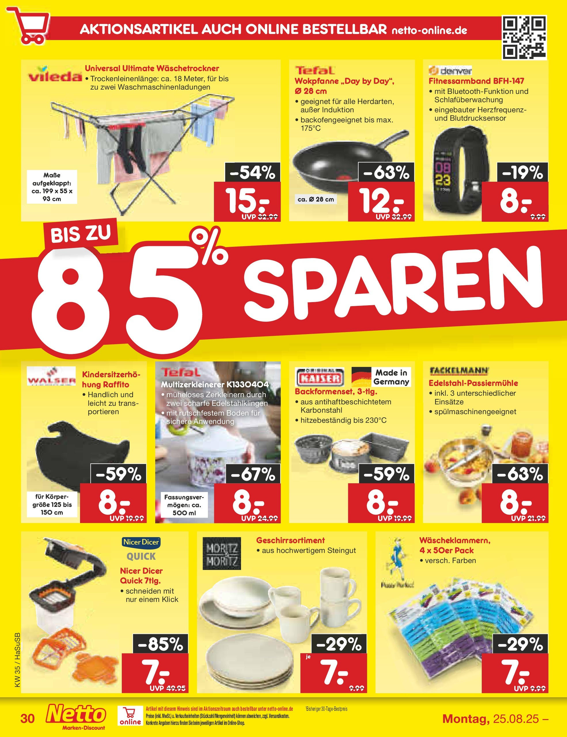 Netto Marken-Discount prospekt Wuppertal	 (ab 24.08.2025) » Angebote | Seite: 30