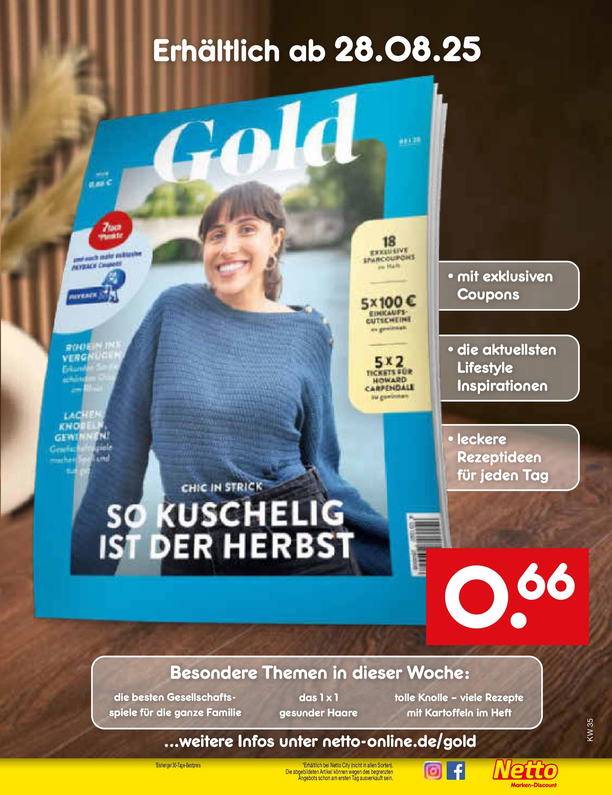 Netto Marken-Discount prospekt Jüchen	 (ab 24.08.2025) » Angebote | Seite: 61 | Produkte: Kartoffeln