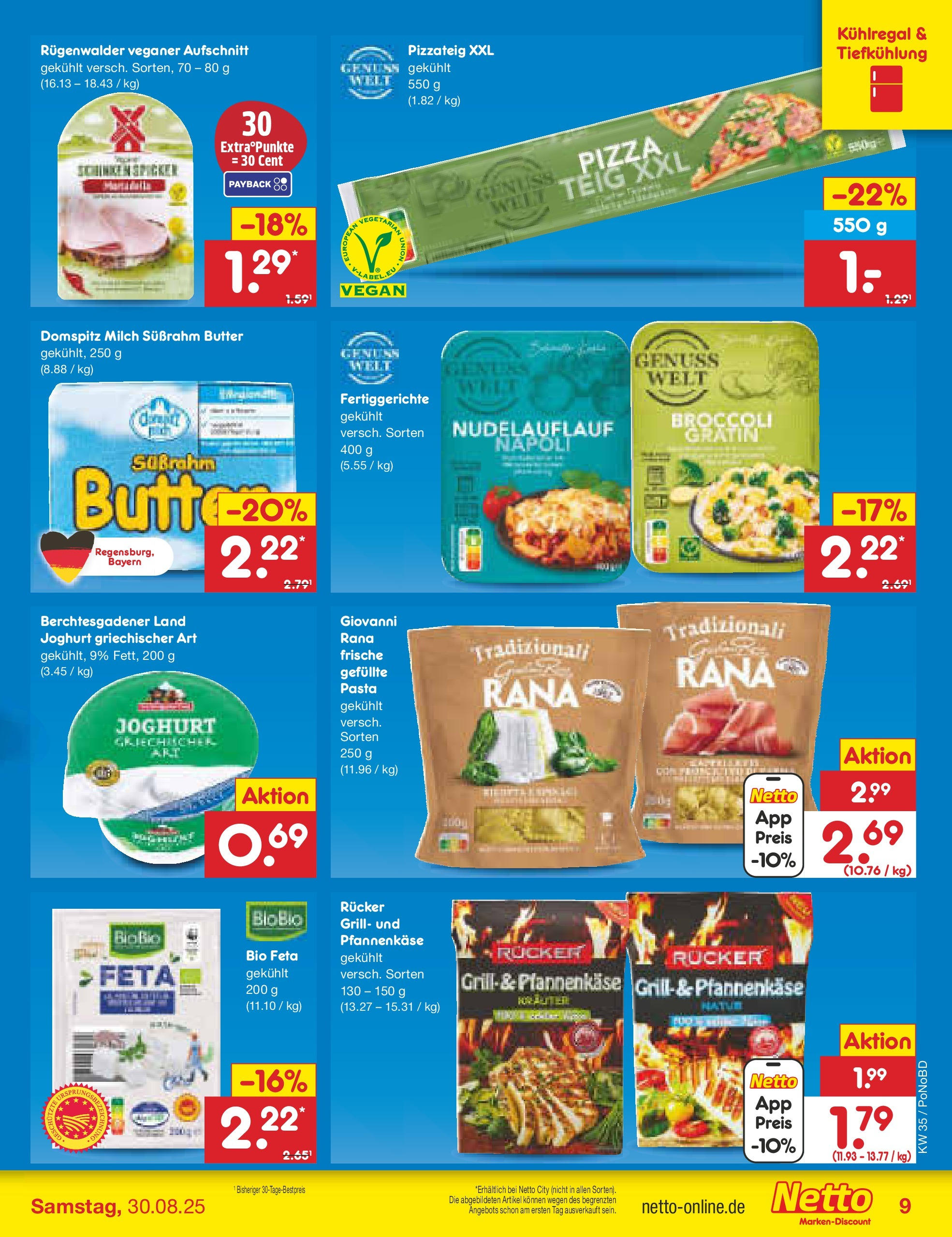 Netto Marken-Discount prospekt Selb	 (ab 24.08.2025) » Angebote | Seite: 13 | Produkte: Grill, Milch, Fertiggerichte, Pasta
