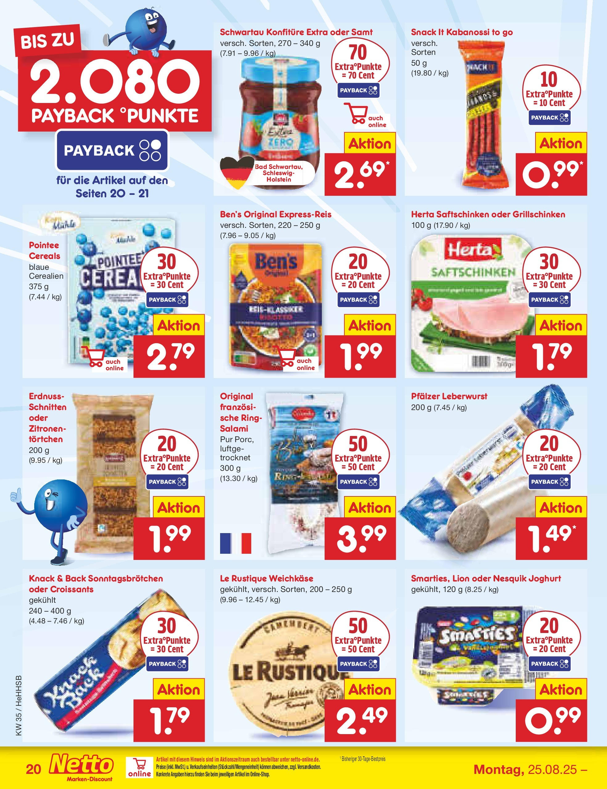 Netto Marken-Discount prospekt Hamburg	 (ab 24.08.2025) » Angebote | Seite: 28 | Produkte: Nesquik, Bad, Salami, Zitronen