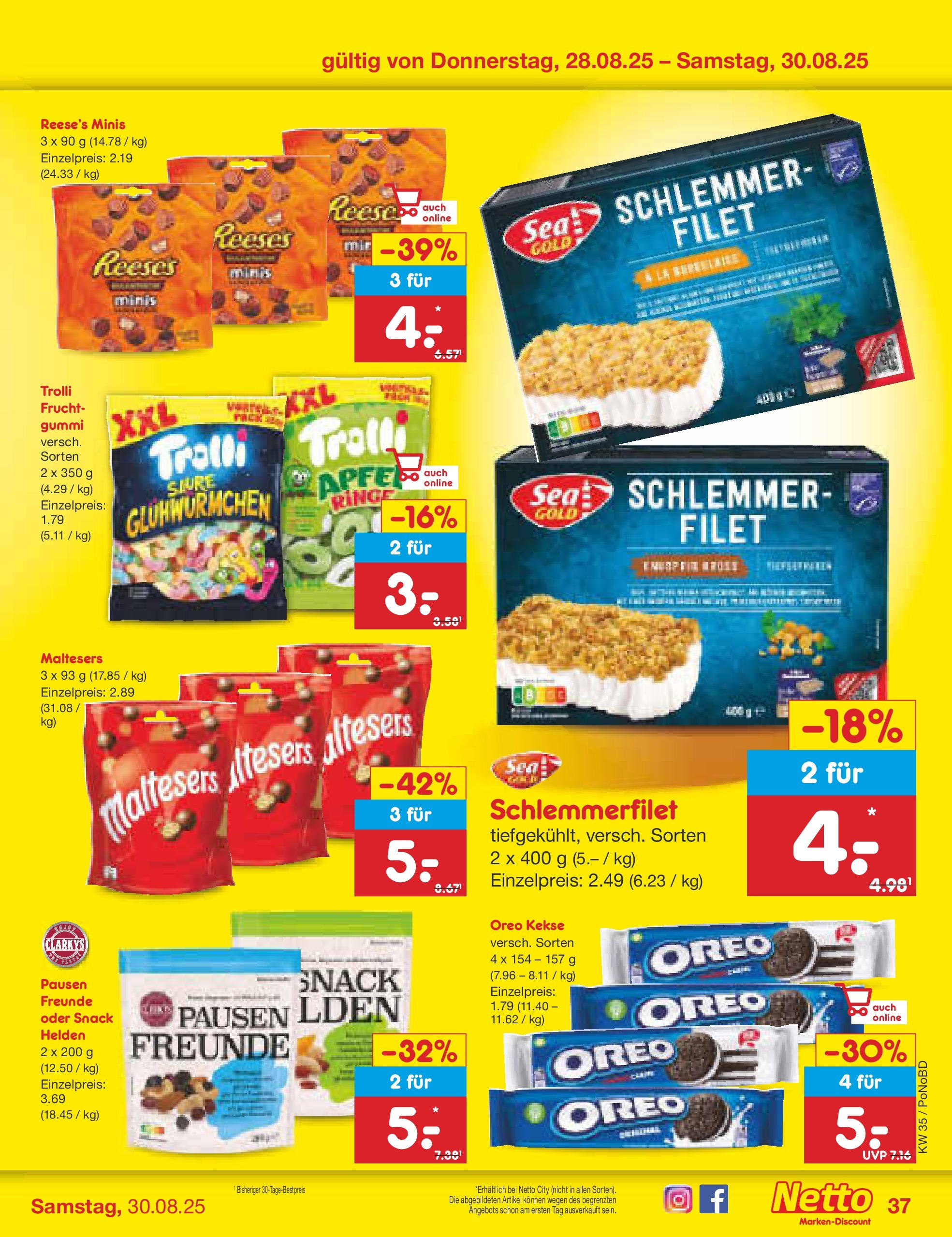 Netto Marken-Discount prospekt Selb	 (ab 24.08.2025) » Angebote | Seite: 47 | Produkte: Kekse