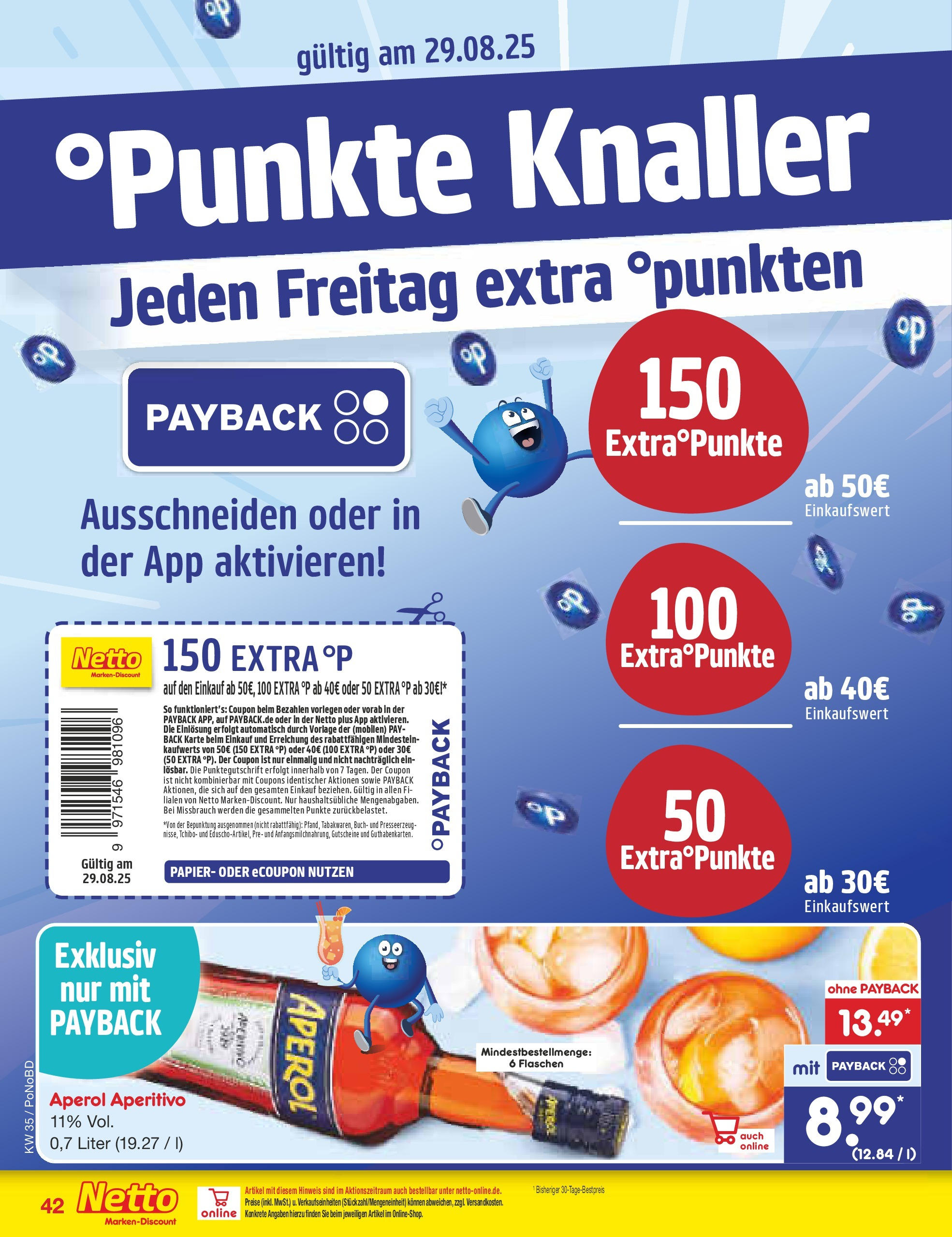Netto Marken-Discount prospekt Selb	 (ab 24.08.2025) » Angebote | Seite: 54 | Produkte: Aperol