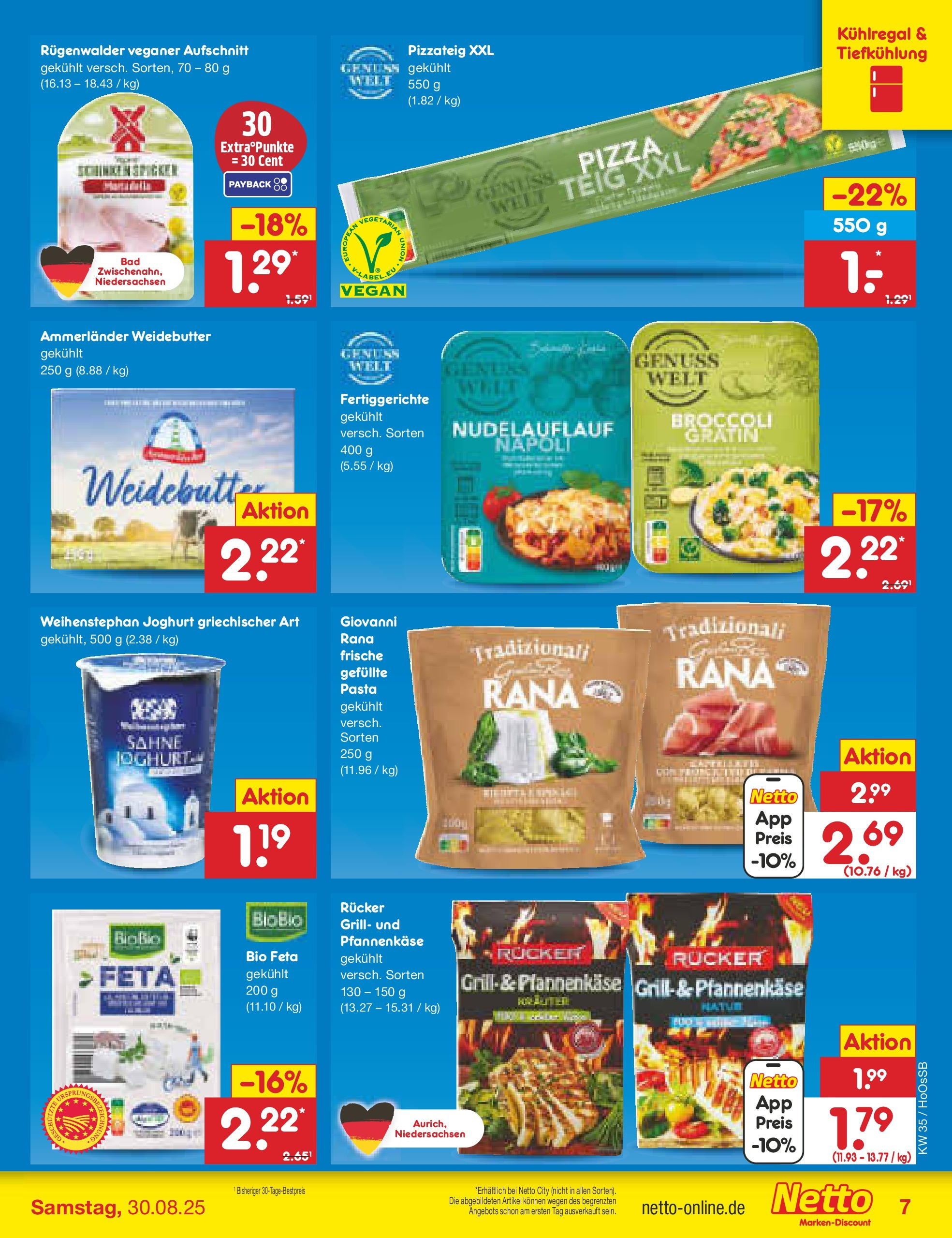 Netto Marken-Discount prospekt Wolfenbüttel	 (ab 24.08.2025) » Angebote | Seite: 11 | Produkte: Grill, Feta, Fertiggerichte, Pizza