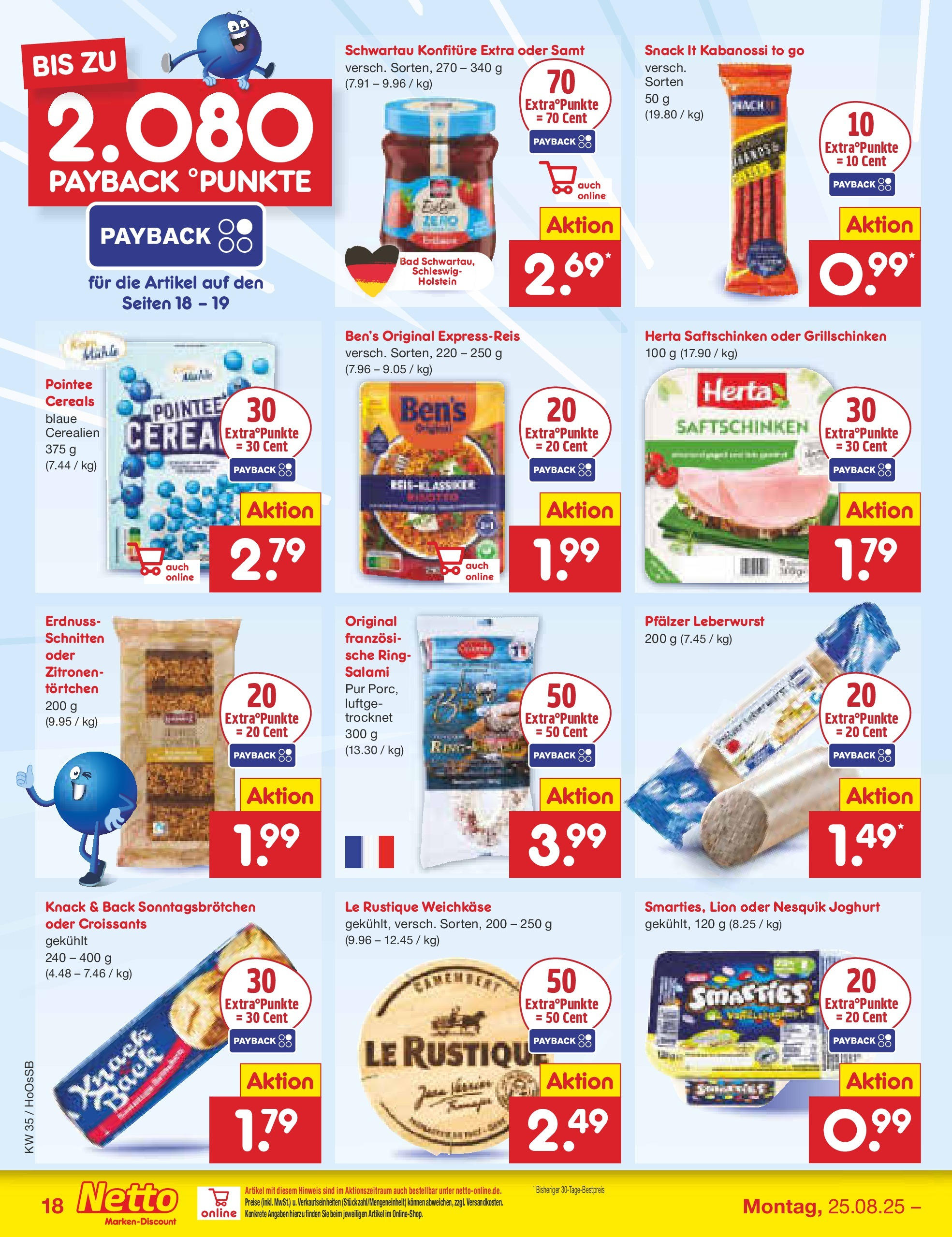 Netto Marken-Discount prospekt Wolfenbüttel	 (ab 24.08.2025) » Angebote | Seite: 26 | Produkte: Nesquik, Bad, Salami, Zitronen