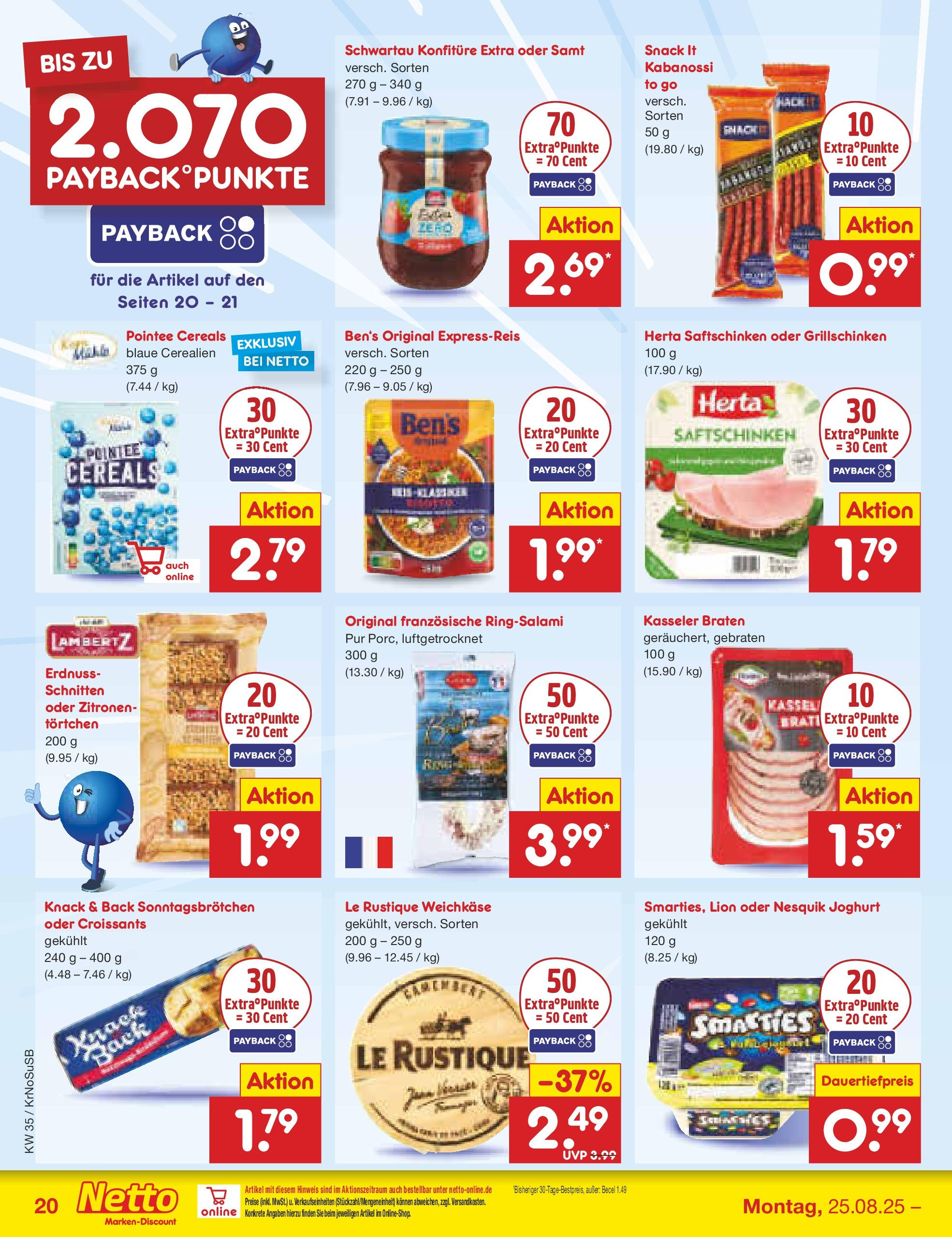 Netto Marken-Discount prospekt Jüchen	 (ab 24.08.2025) » Angebote | Seite: 28 | Produkte: Nesquik, Joghurt, Smarties, Zitronen