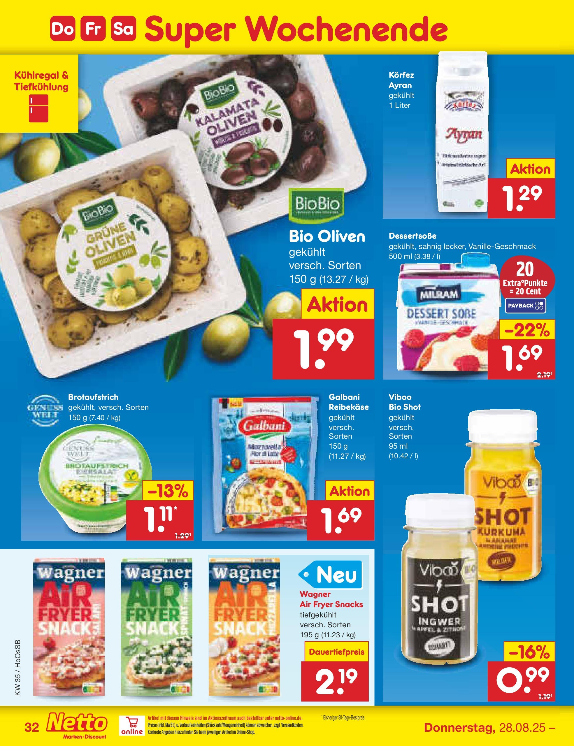 Netto Marken-Discount prospekt Wolfenbüttel	 (ab 24.08.2025) » Angebote | Seite: 48 | Produkte: Milram, Reibekase