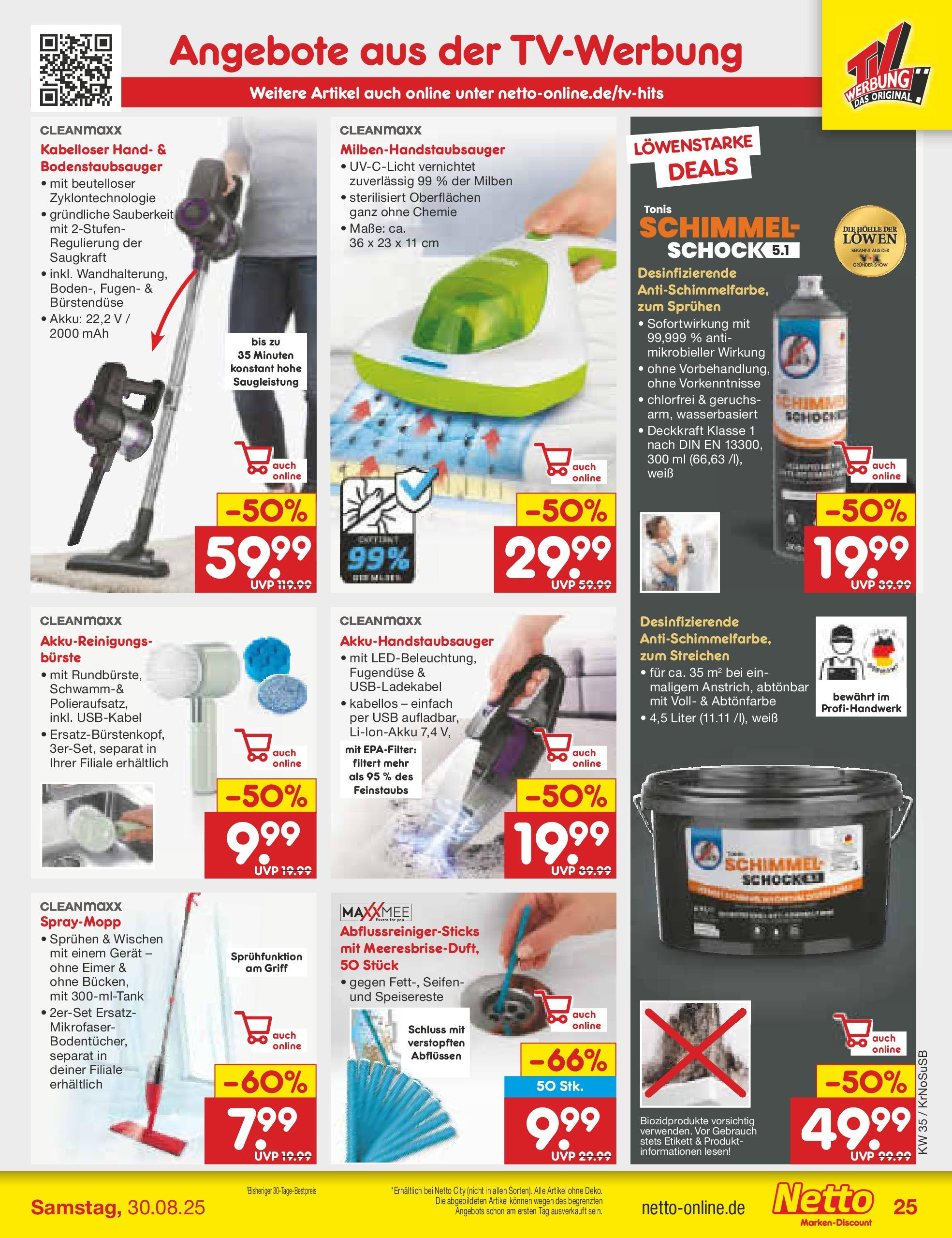 Netto Marken-Discount prospekt Jüchen	 (ab 24.08.2025) » Angebote | Seite: 37 | Produkte: USB, Bürste