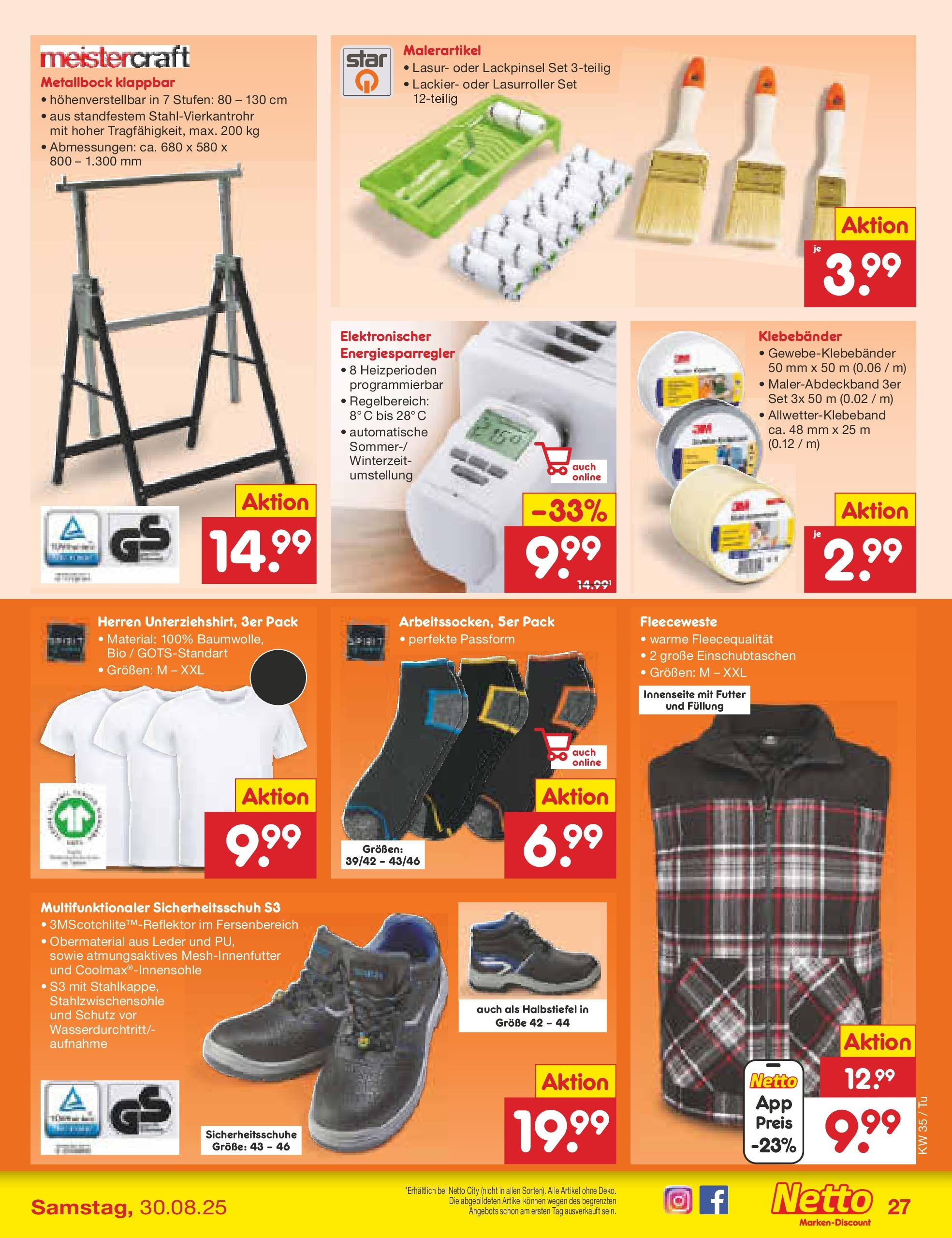 Netto Marken-Discount prospekt Lahr-Langenwinkel (ab 24.08.2025) » Angebote | Seite: 39 Netto Marken-Discount prospekt Lahr-Langenwinkel (ab 24.08.2025) » Angebote | Seite: 39