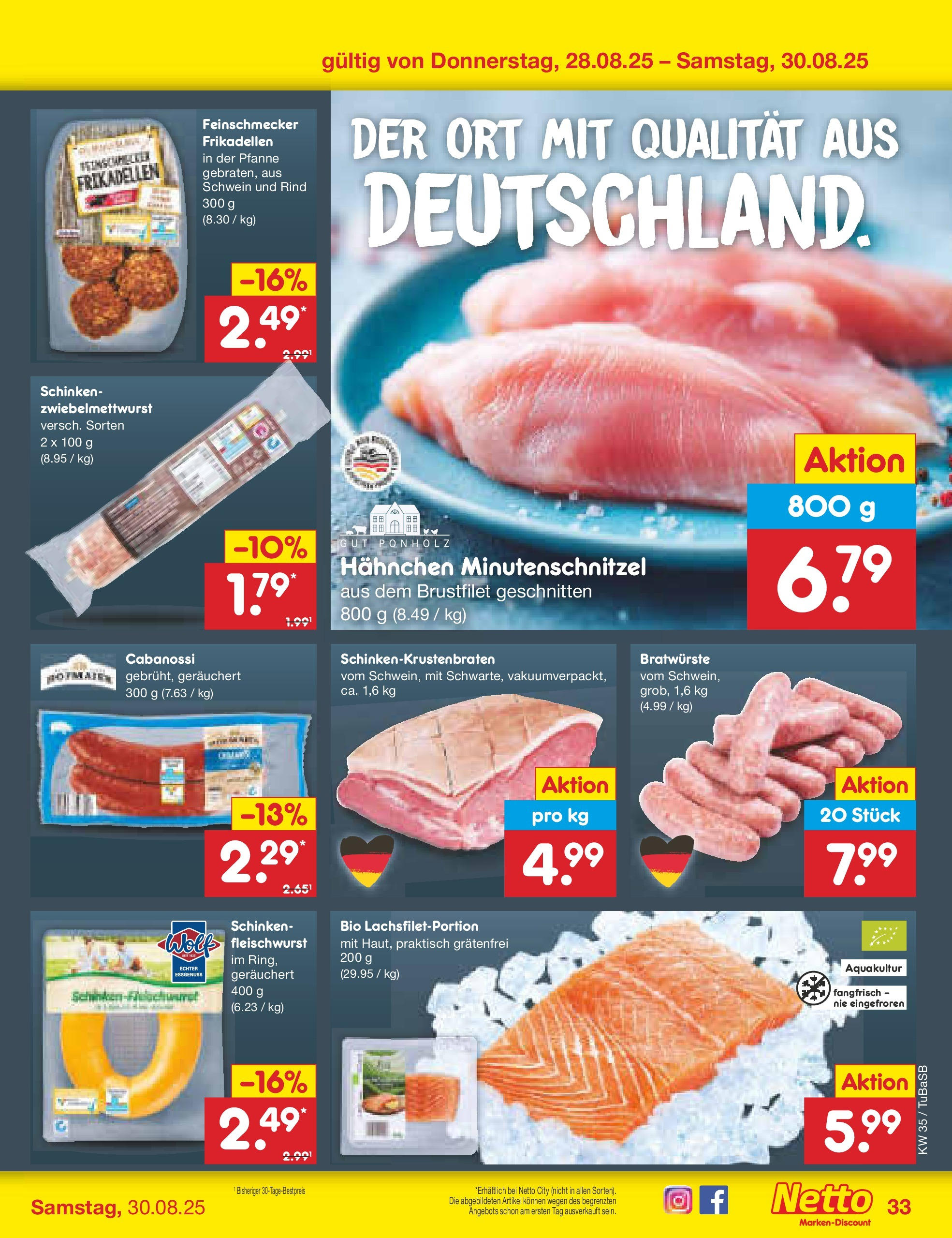 Netto Marken-Discount prospekt Lahr-Langenwinkel (ab 24.08.2025) » Angebote | Seite: 49 | Produkte: Hahnchen, Schinken Netto Marken-Discount prospekt Lahr-Langenwinkel (ab 24.08.2025) » Angebote | Seite: 49 | Produkte: Hahnchen, Schinken