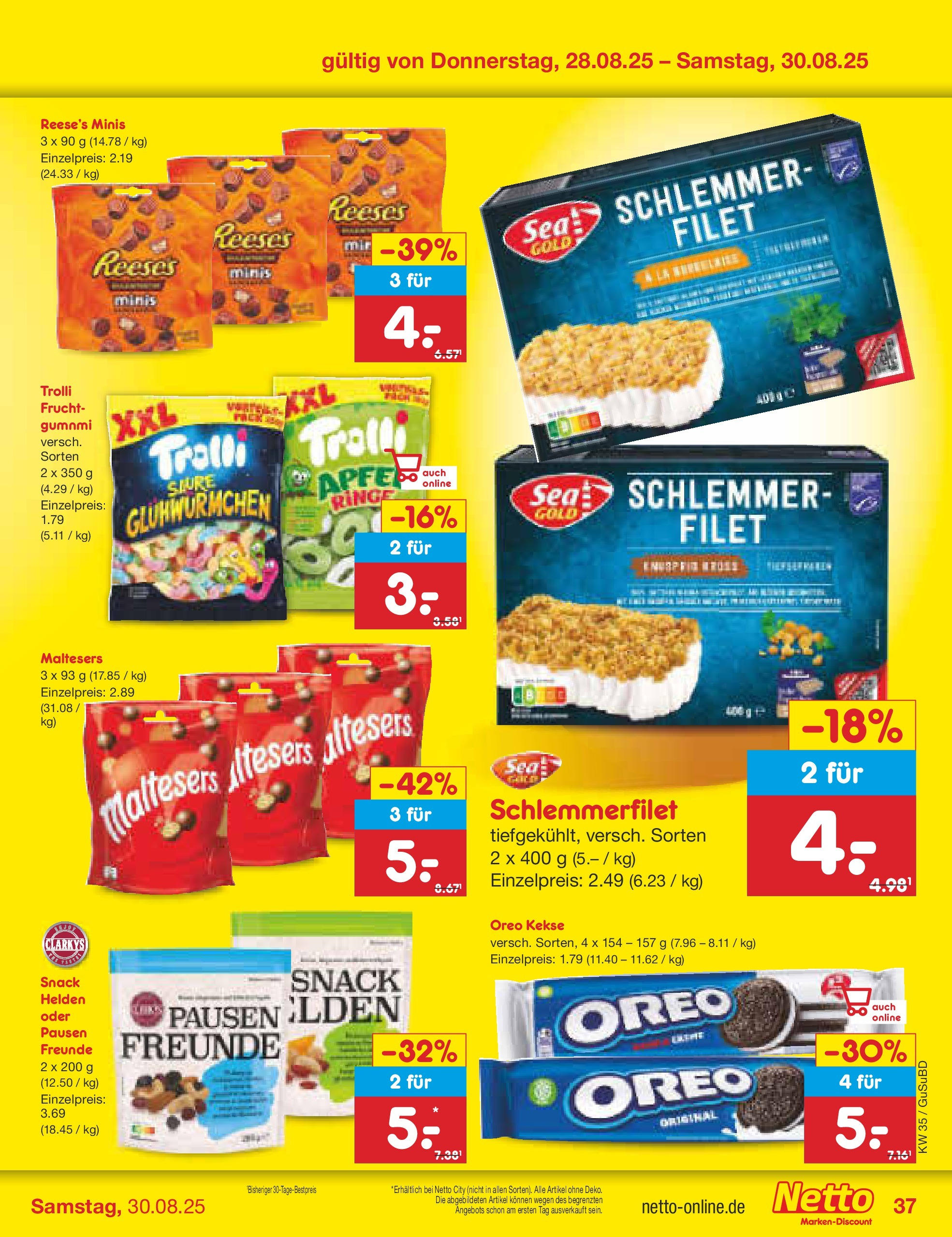 Netto Marken-Discount prospekt Glauchau	 (ab 24.08.2025) » Angebote | Seite: 53 | Produkte: Kekse