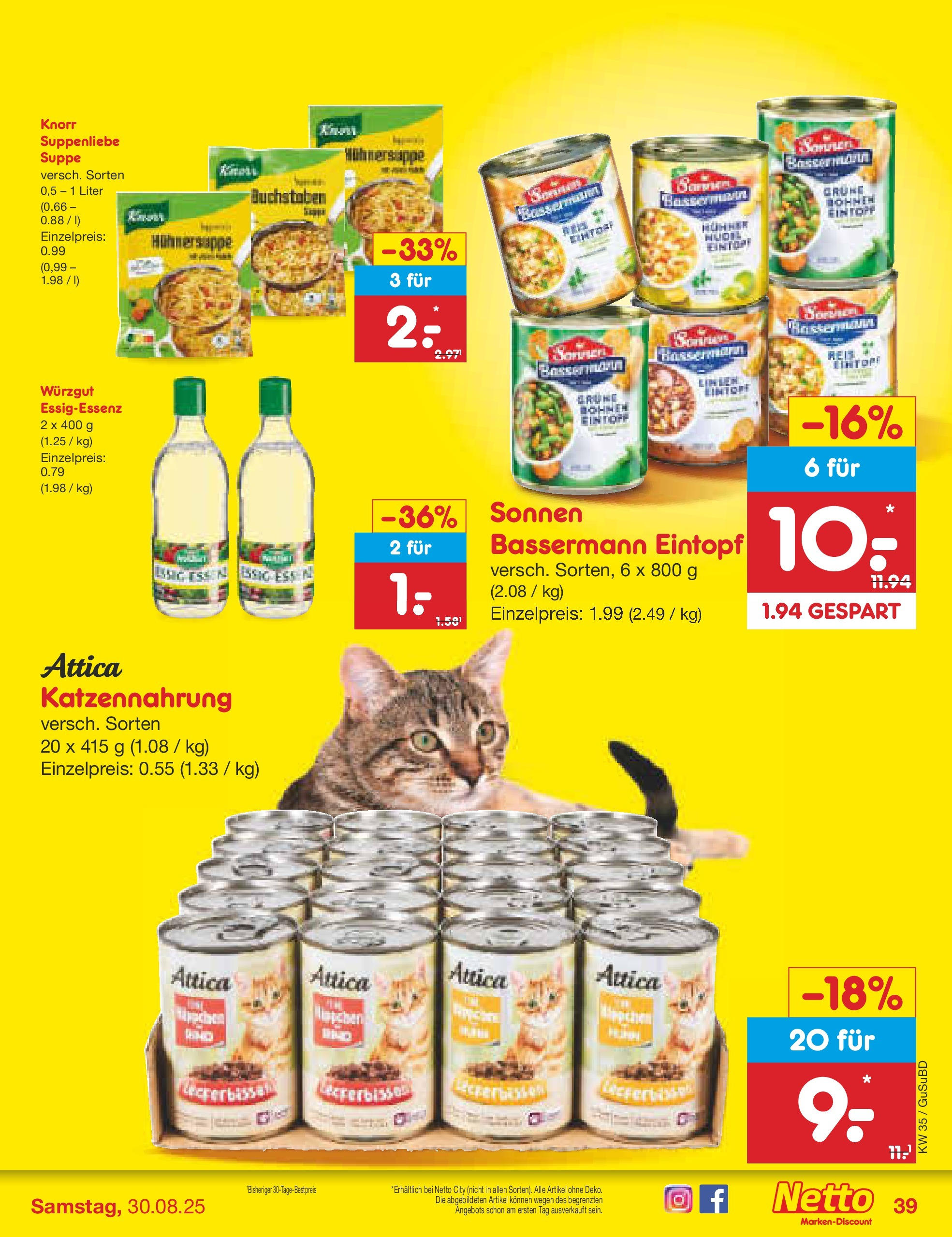 Netto Marken-Discount prospekt Glauchau	 (ab 24.08.2025) » Angebote | Seite: 55