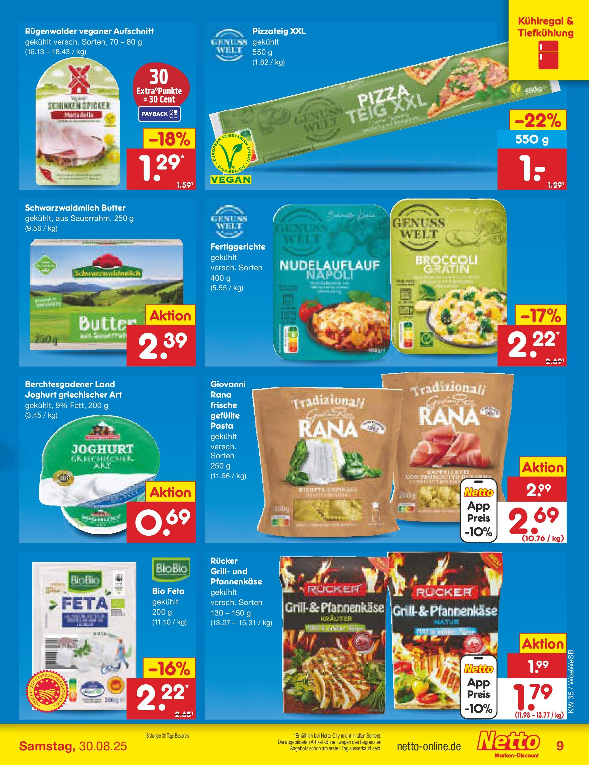 Netto Marken-Discount prospekt Katzweiler	 (ab 24.08.2025) » Angebote | Seite: 15 | Produkte: Grill, Feta, Butter, Joghurt