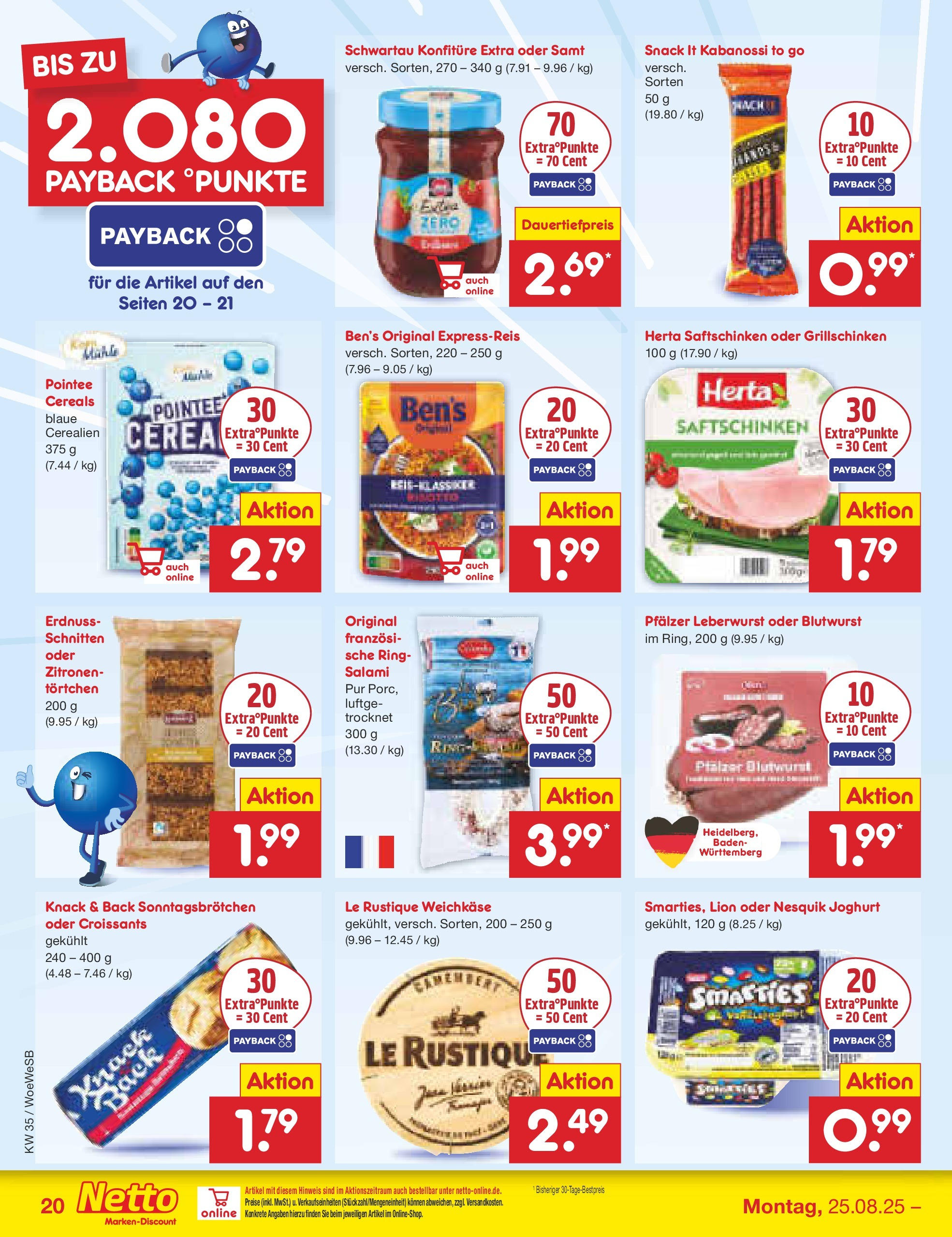 Netto Marken-Discount prospekt Katzweiler	 (ab 24.08.2025) » Angebote | Seite: 28 | Produkte: Nesquik, Joghurt, Salami, Zitronen