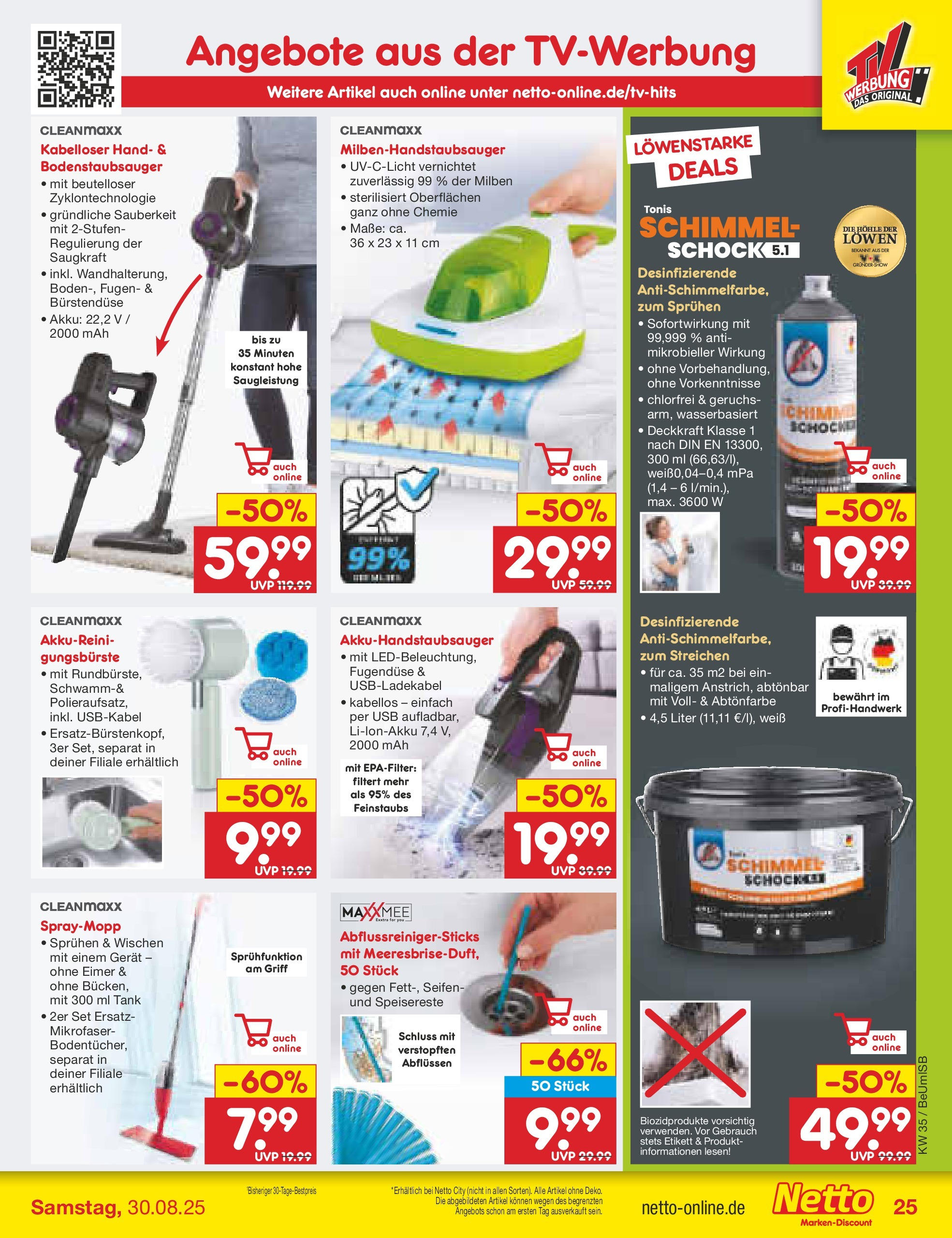 Netto Marken-Discount prospekt Kremmen	 (ab 24.08.2025) » Angebote | Seite: 33 | Produkte: USB