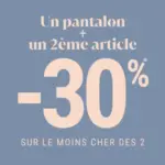 Bréal 1 pantalon + un 2ème article = -30%* sur le moins cher des deux femme - au 18.09.2025