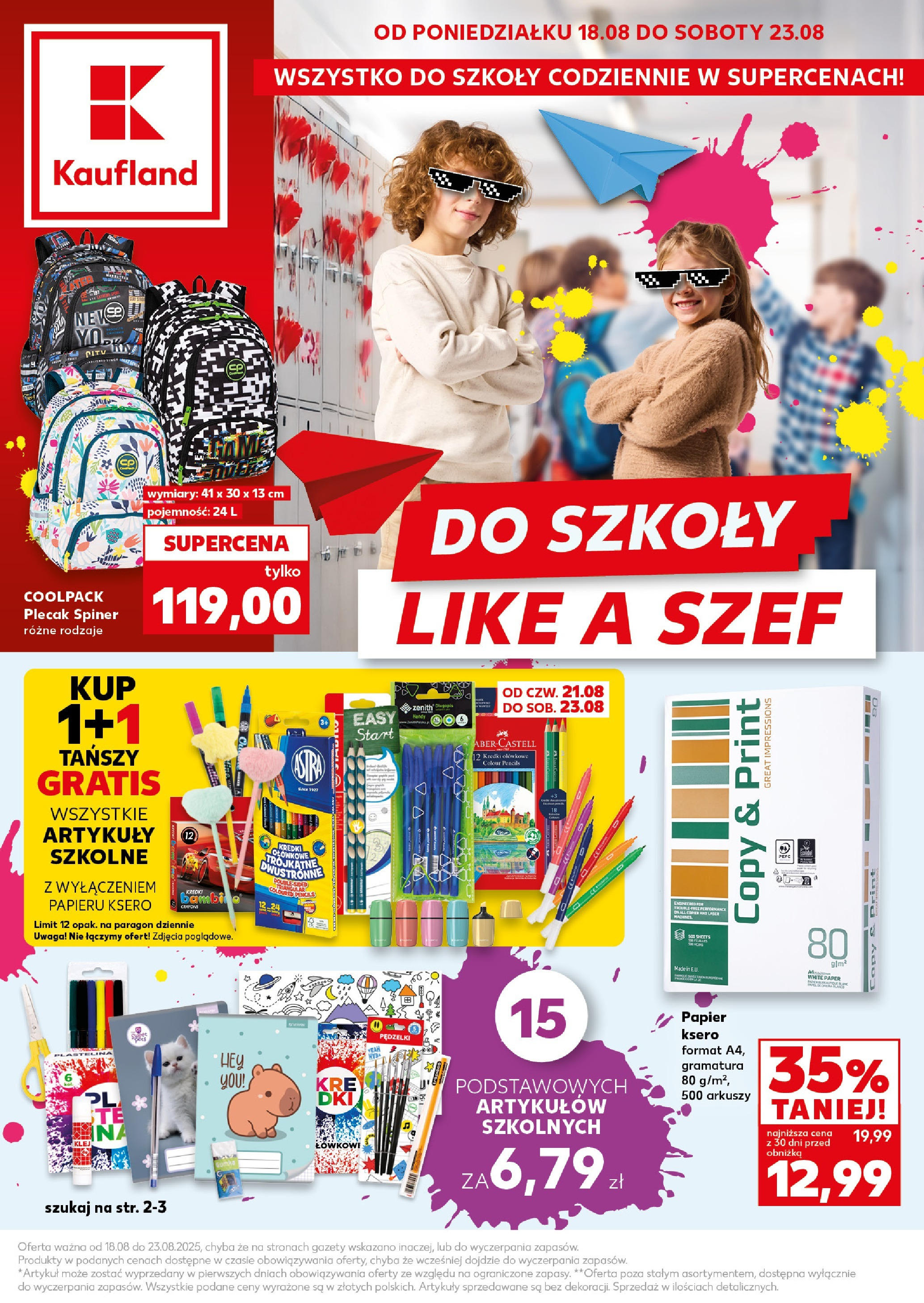 KAUFLAND gazetka promocyjna 18.08.2025 - Promocje - Numer strony 1