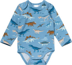 ALANA Body Langarm Pro Climate mit Dino-Muster, blau, Gr. 86/92